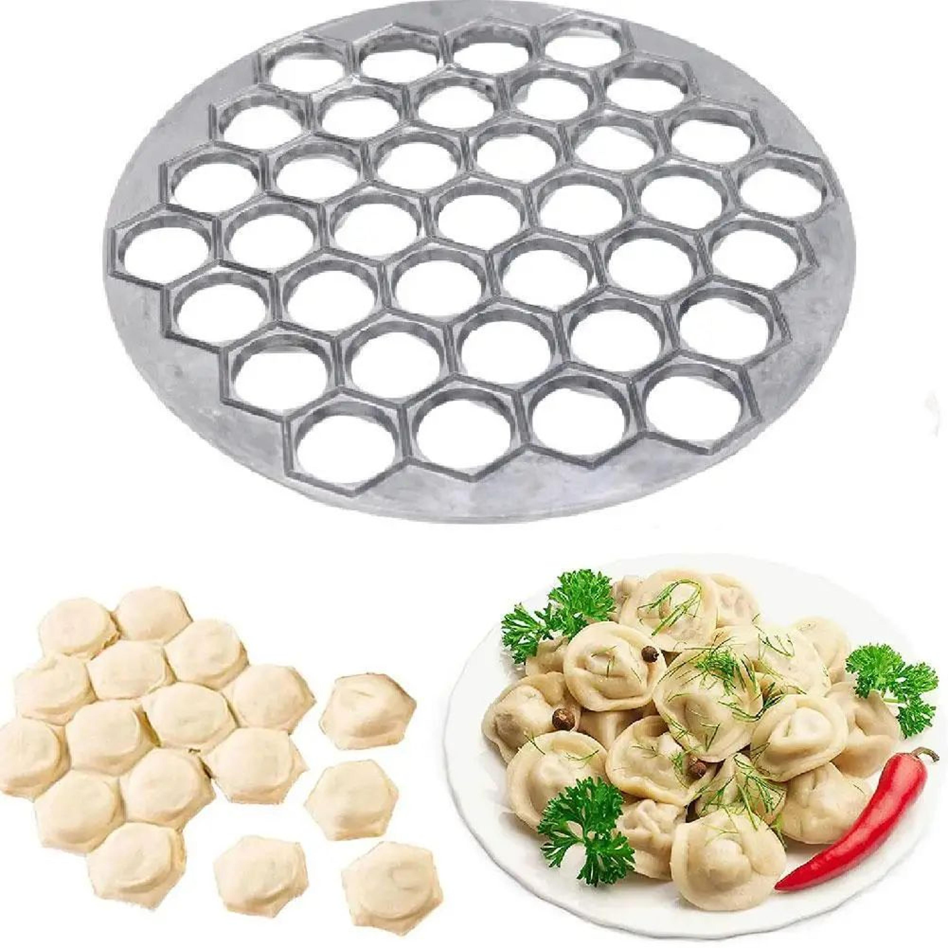 37-hole dumpling maker aluminum ravioli mold & pelmeni maker for fast homemade dumplings