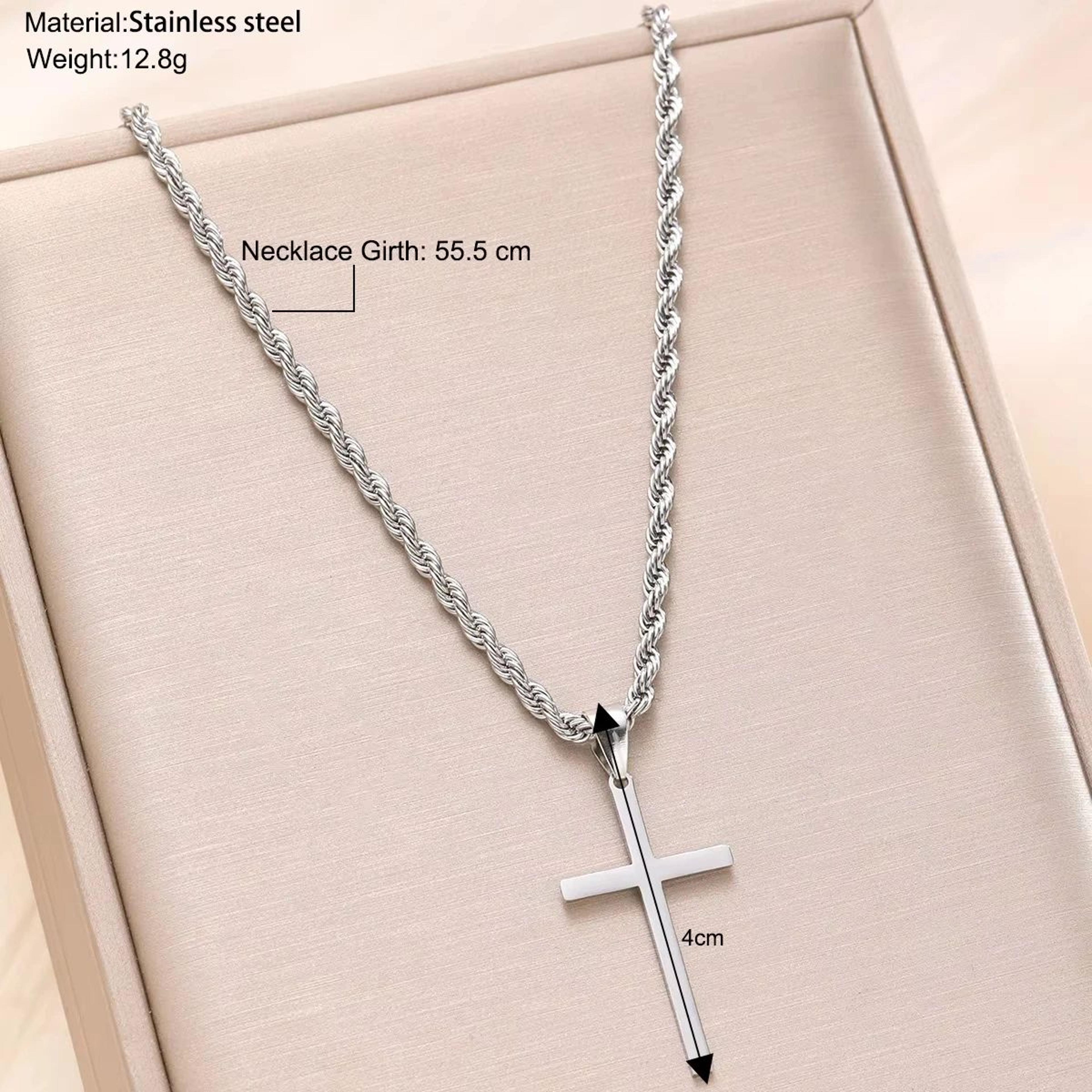 minimalist gold cross pendant necklace – elegant unisex cross necklace for everyday faith & style