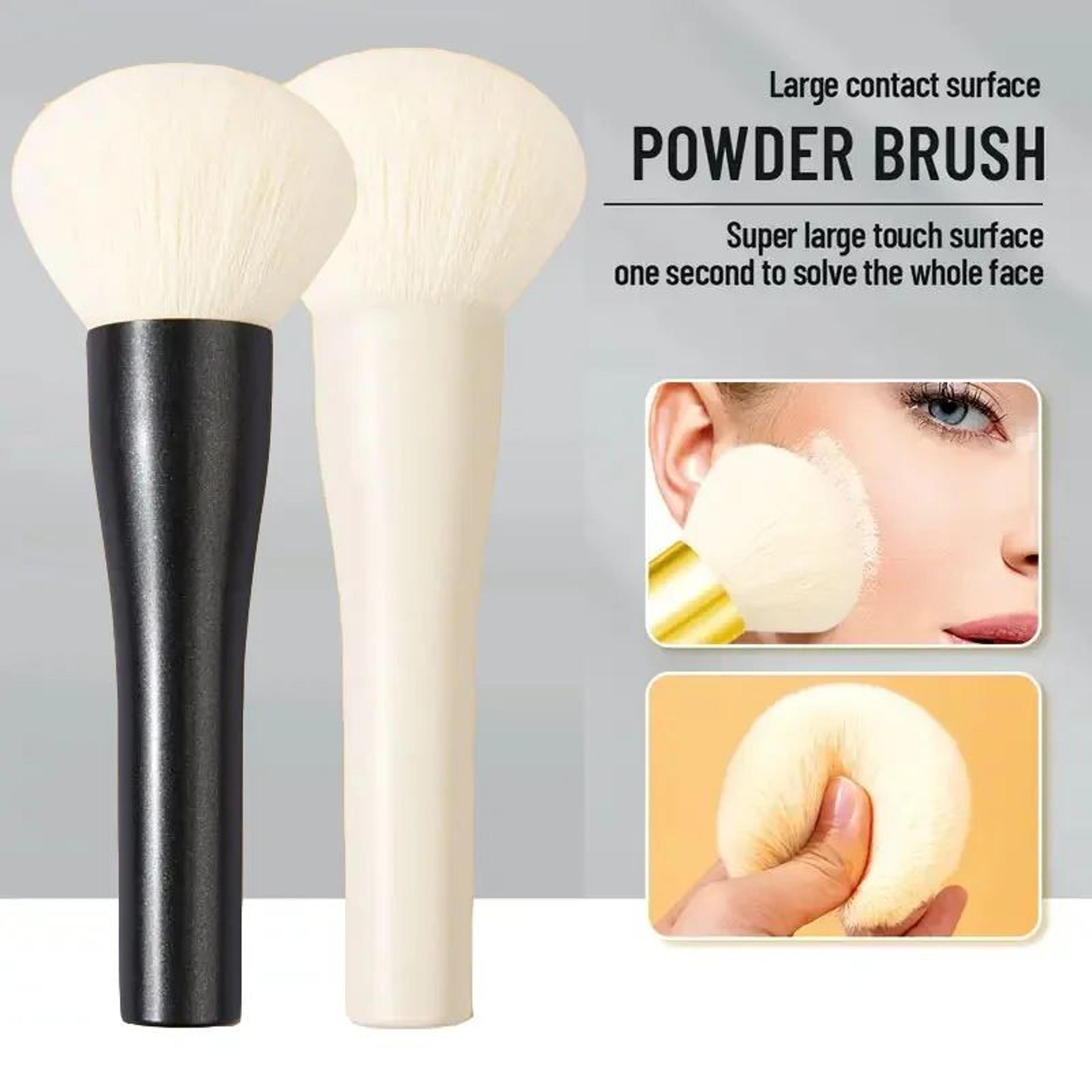 profluff large powder brush – soft makeup blending brush for flawless face powder & mineral foundation