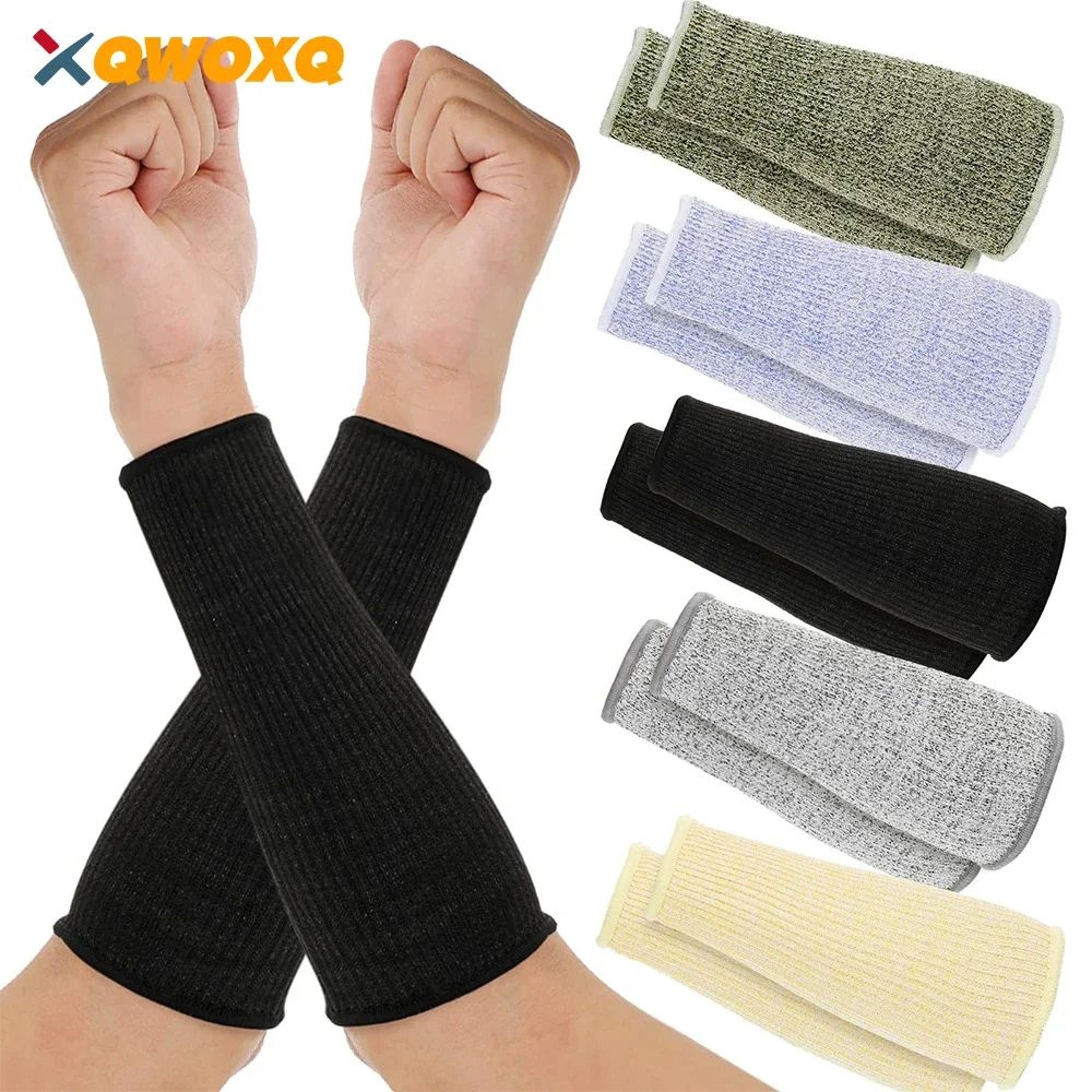 level 5 cut resistant sleeves – lightweight forearm protection sleeves for work, gardening & kitchen safety