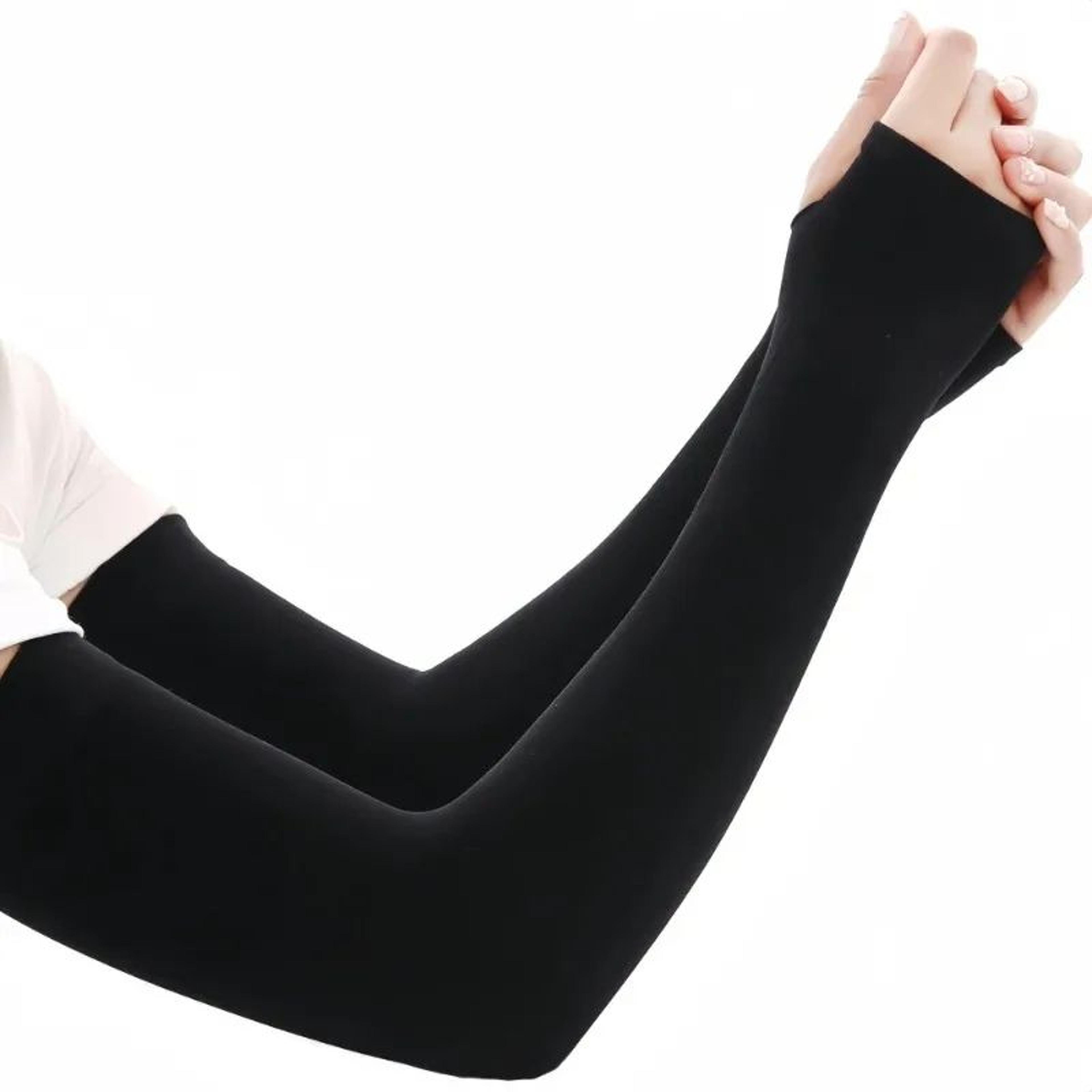 proflex uv performance compression arm sleeves for basketball, running & cycling