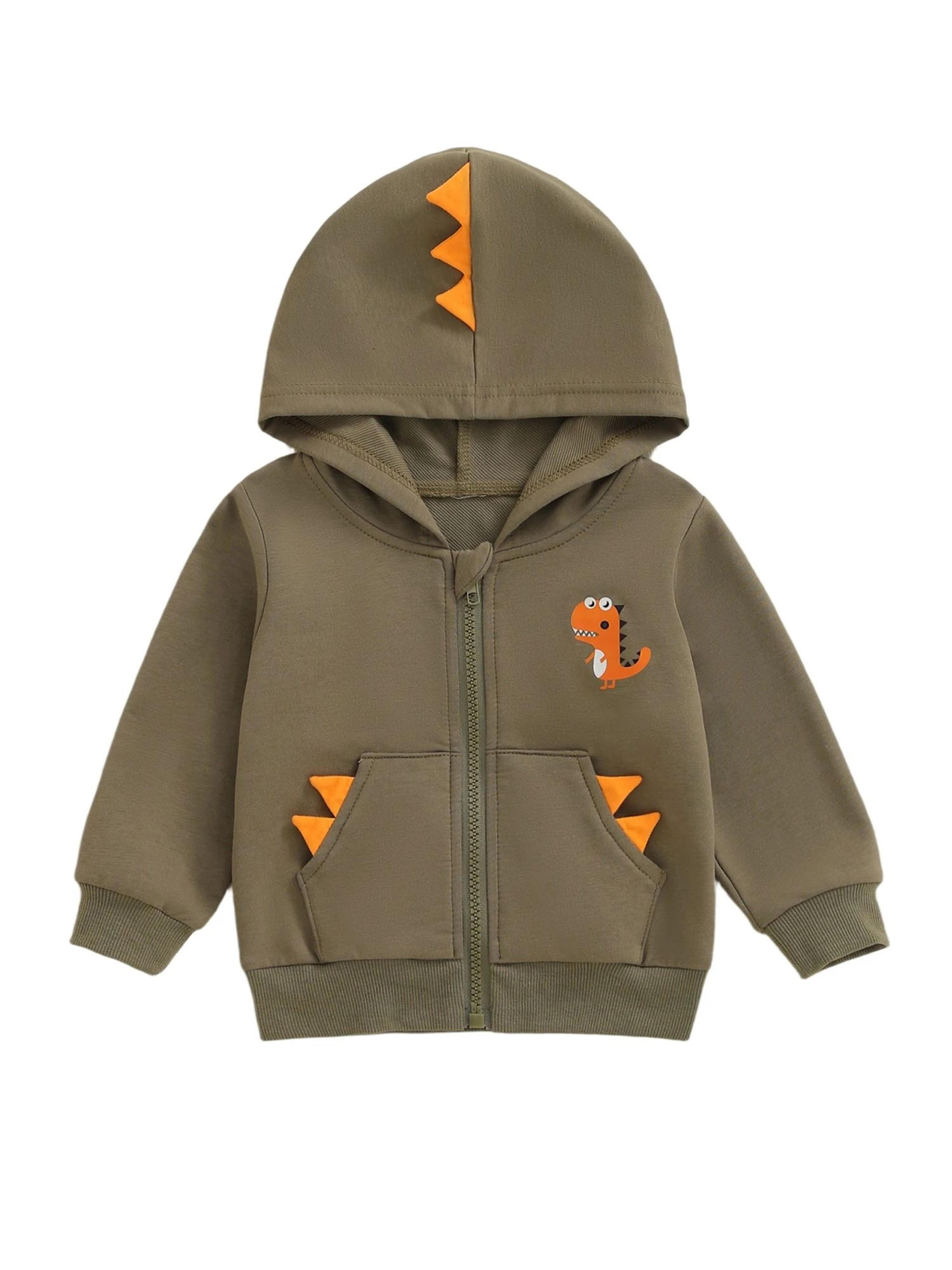 cozybear baby winter puffer jacket – fleece-lined infant bear hoodie coat for boys & girls