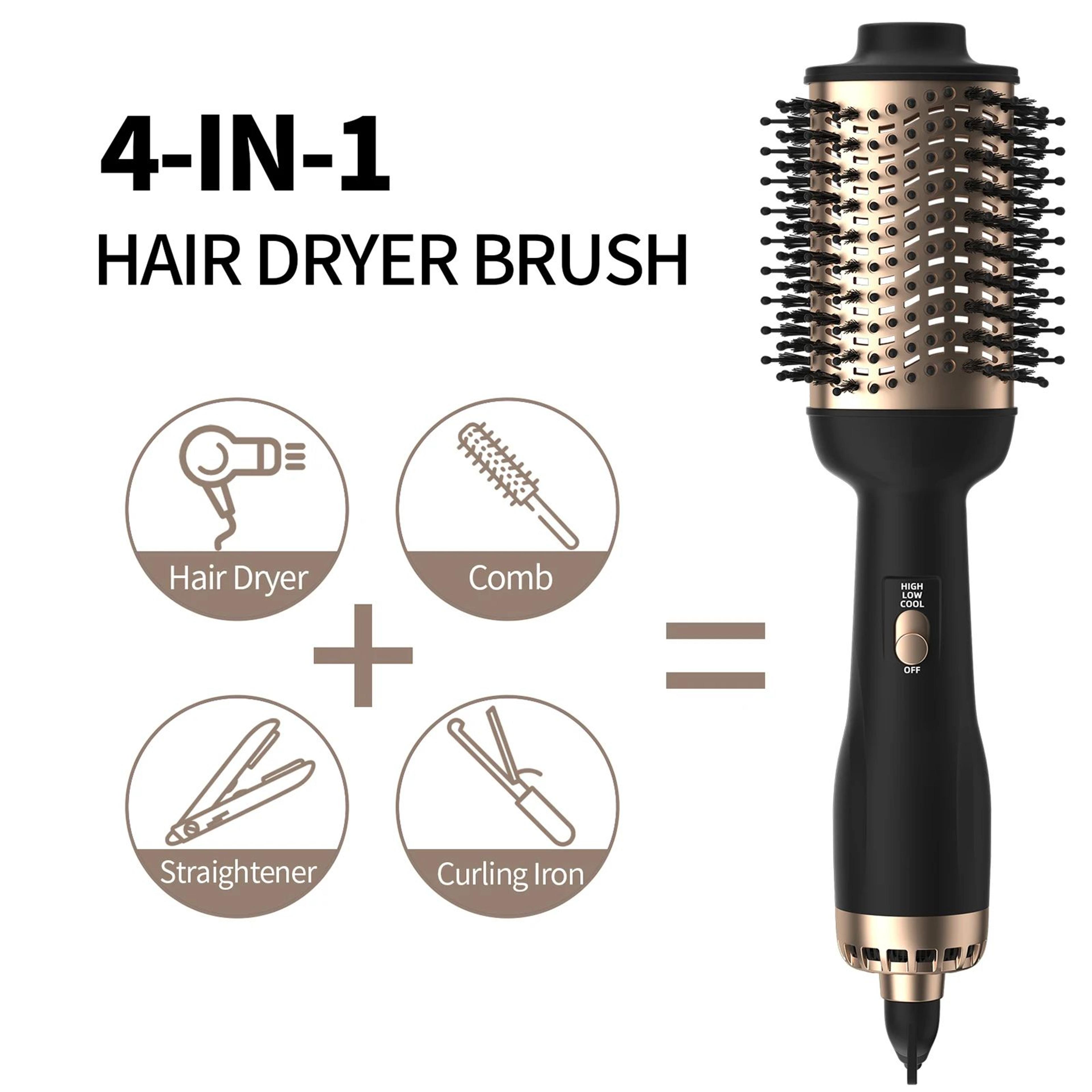 silkstyle pro 4-in-1 ionic hot air brush – blow dryer brush styler for smooth, voluminous hair