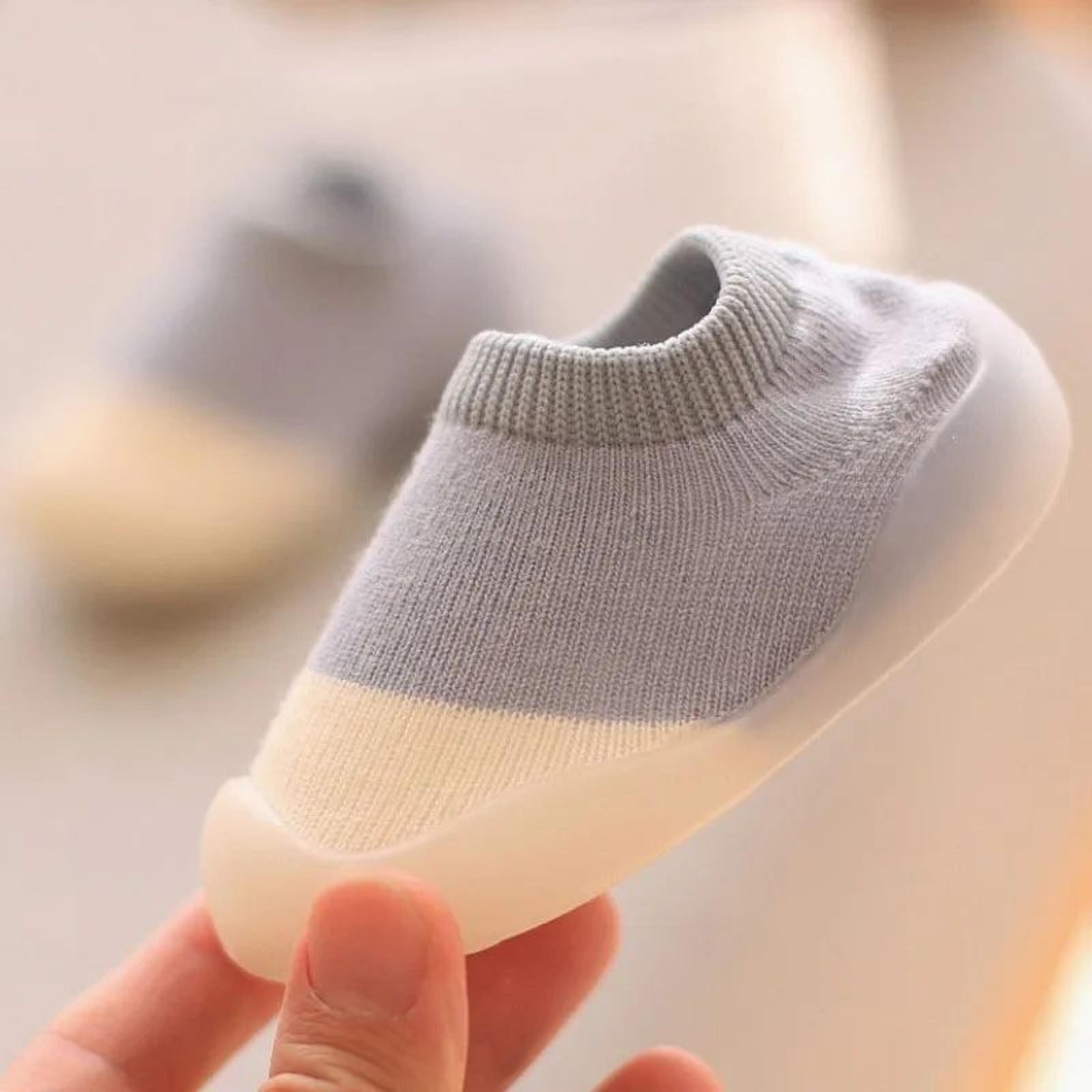 cloudsoft baby first walker shoes – non-slip knit booties for toddlers