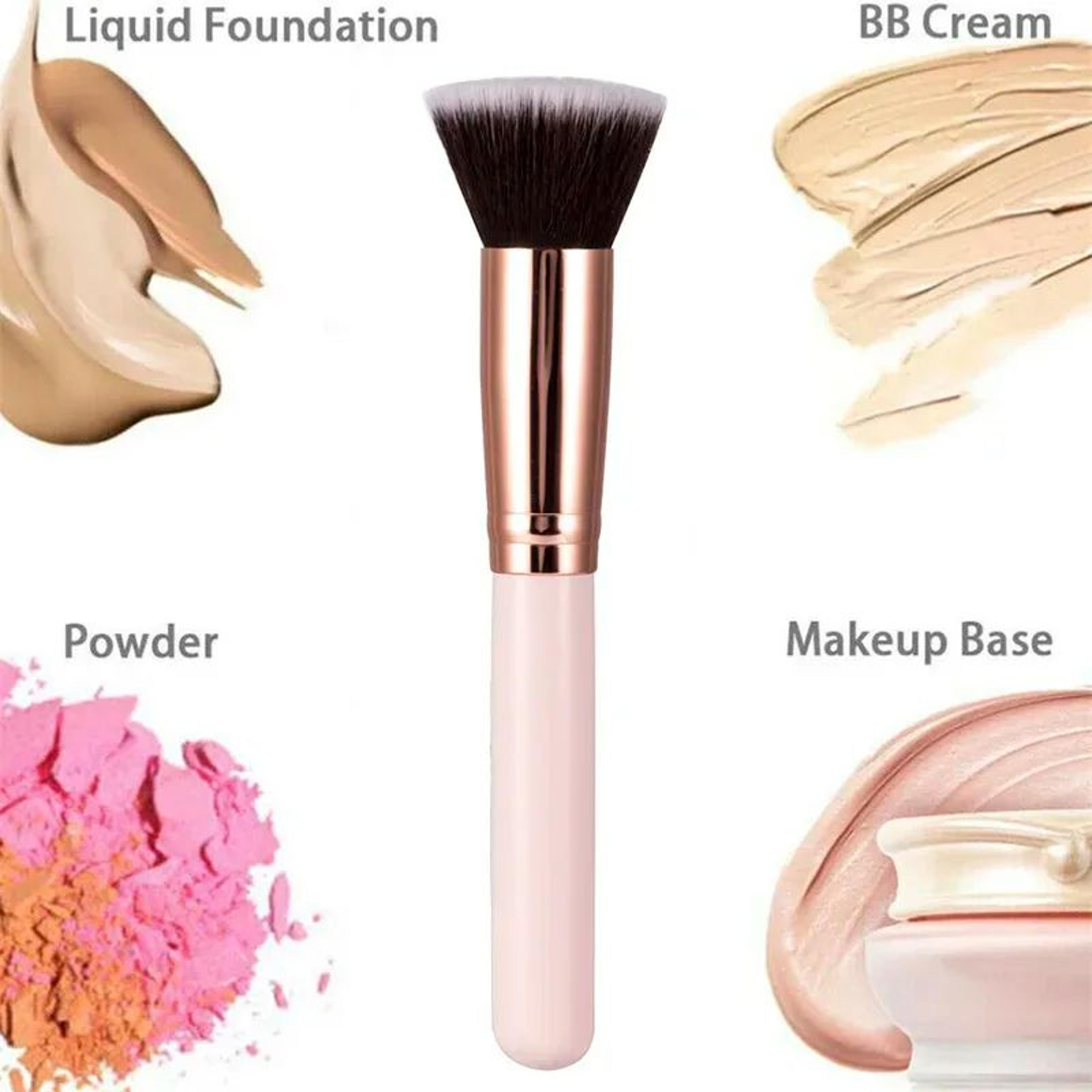 flawlessblend flat top kabuki foundation makeup brush