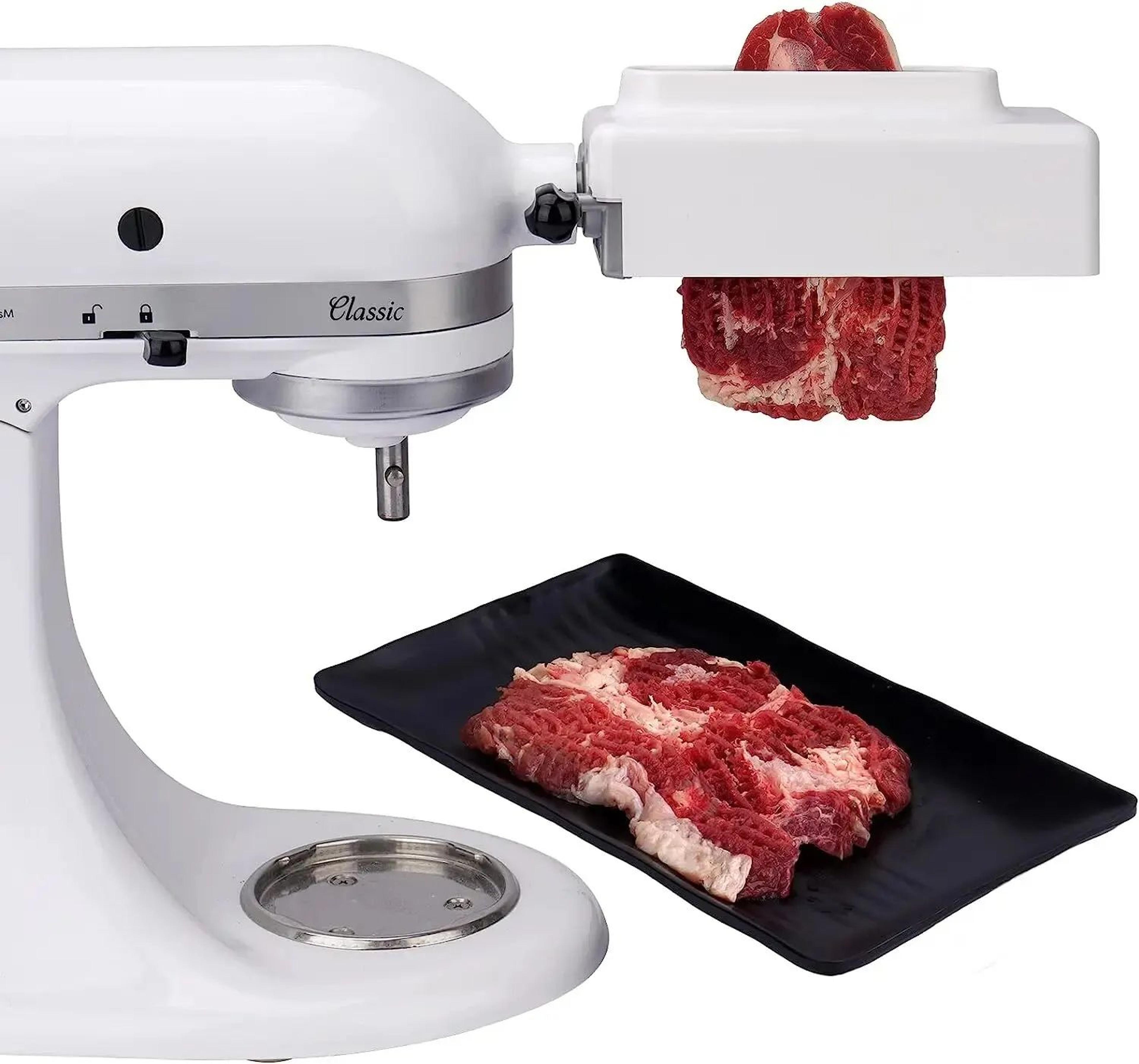 heavy-duty kitchenaid meat tenderizer attachment – stand mixer meat cuber accessory for perfectly tender steaks