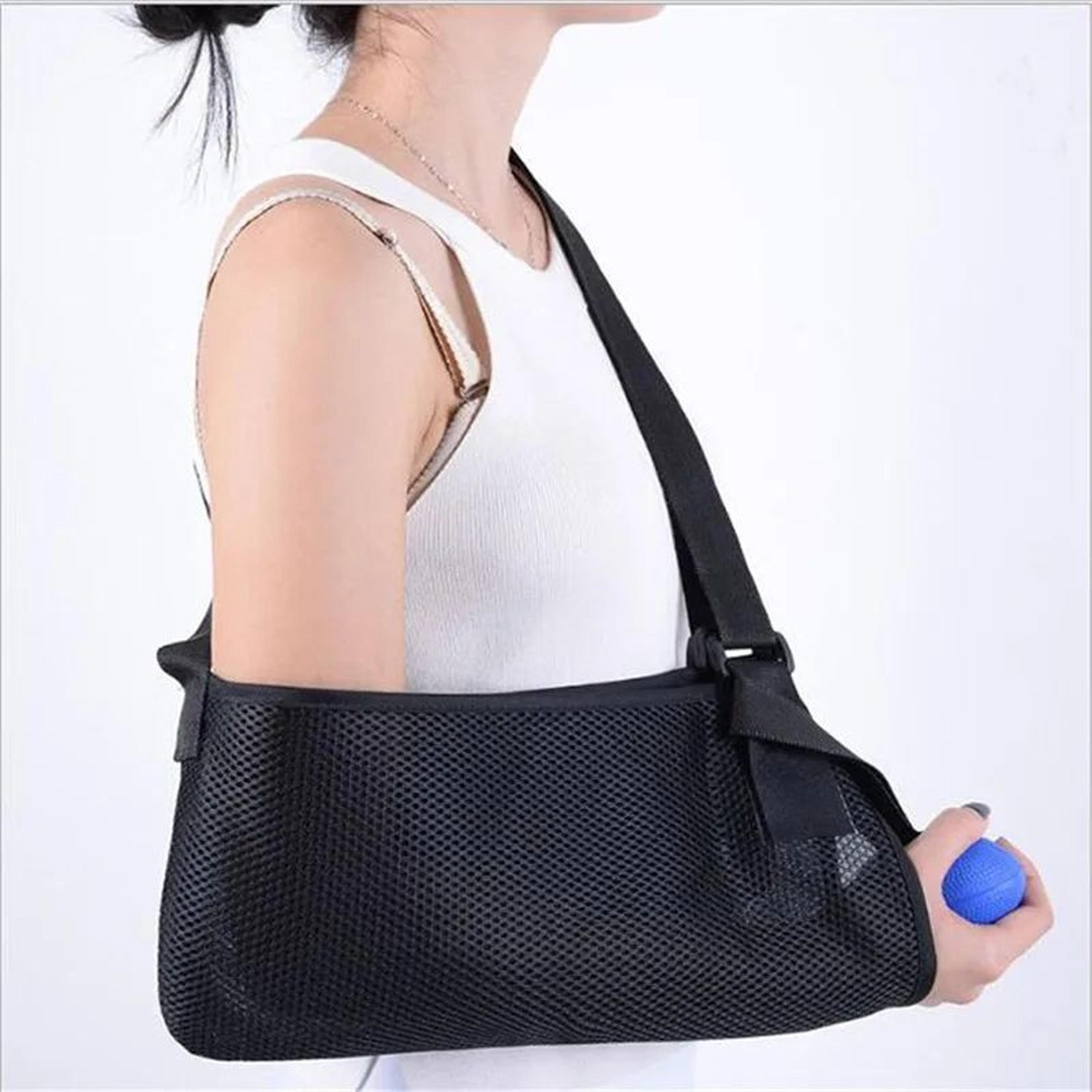 adjustable breathable arm sling support – universal shoulder immobilizer brace