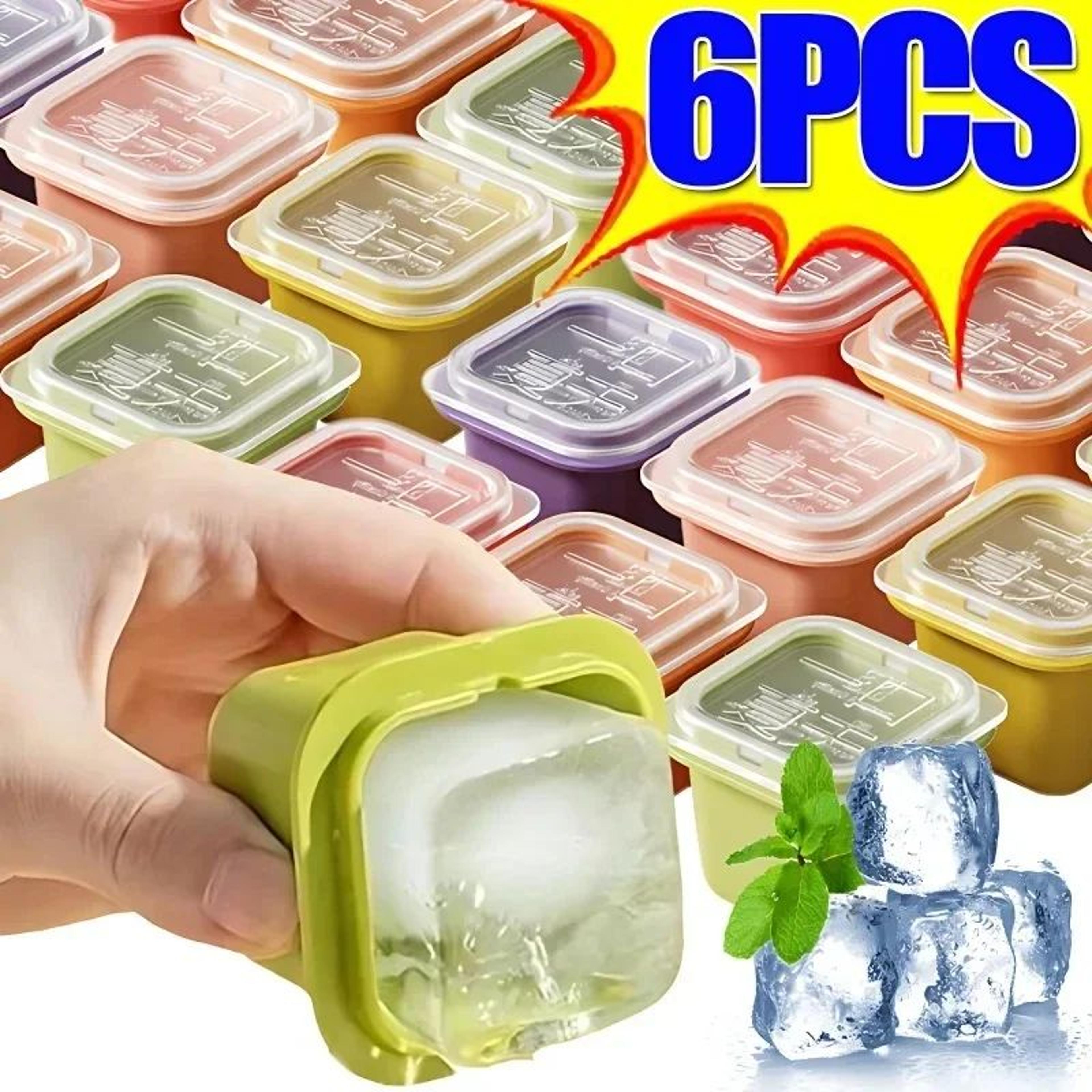 reusable square ice cube mold for whiskey and cocktails