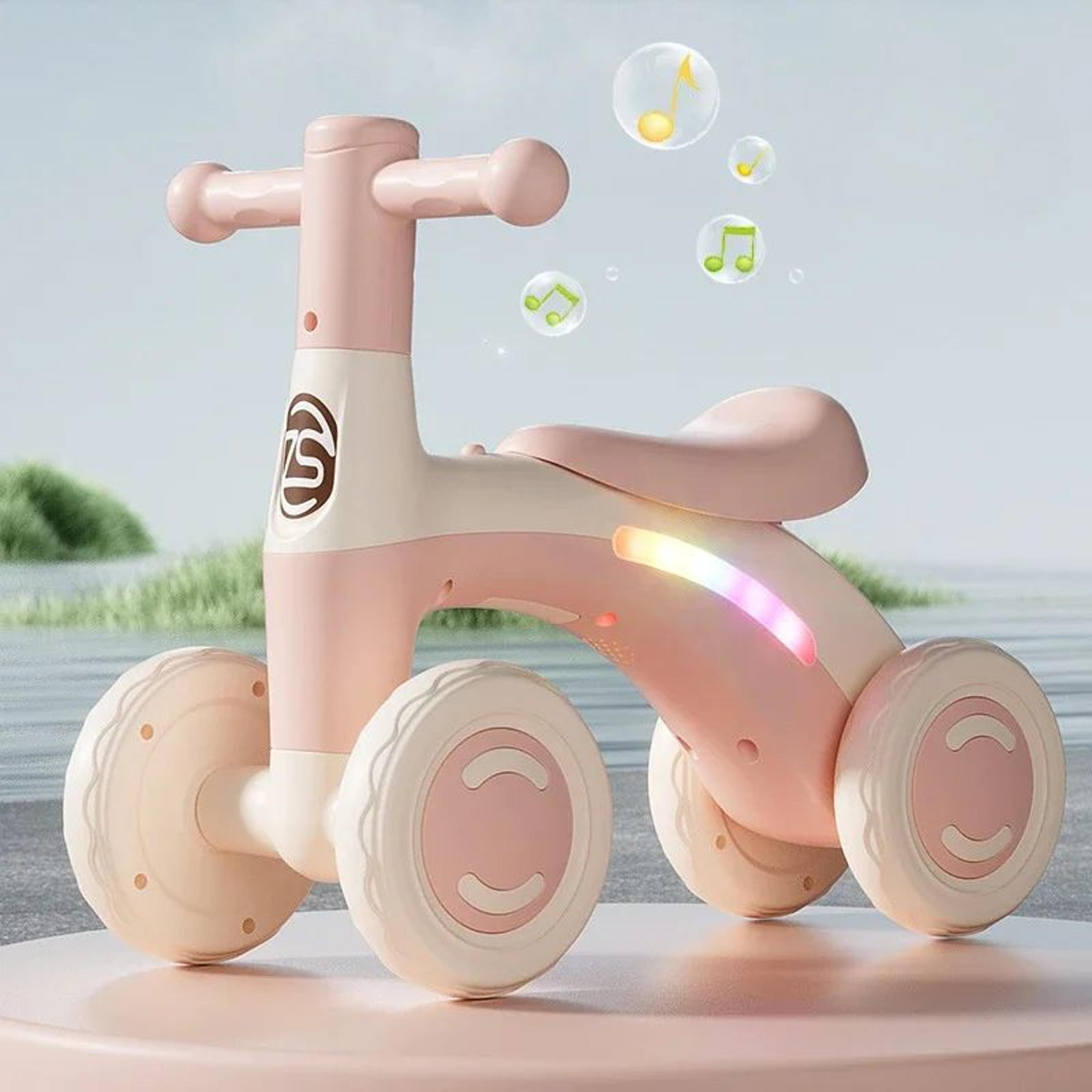 safestart baby balance bike with anti-tip design for toddlers 1–3