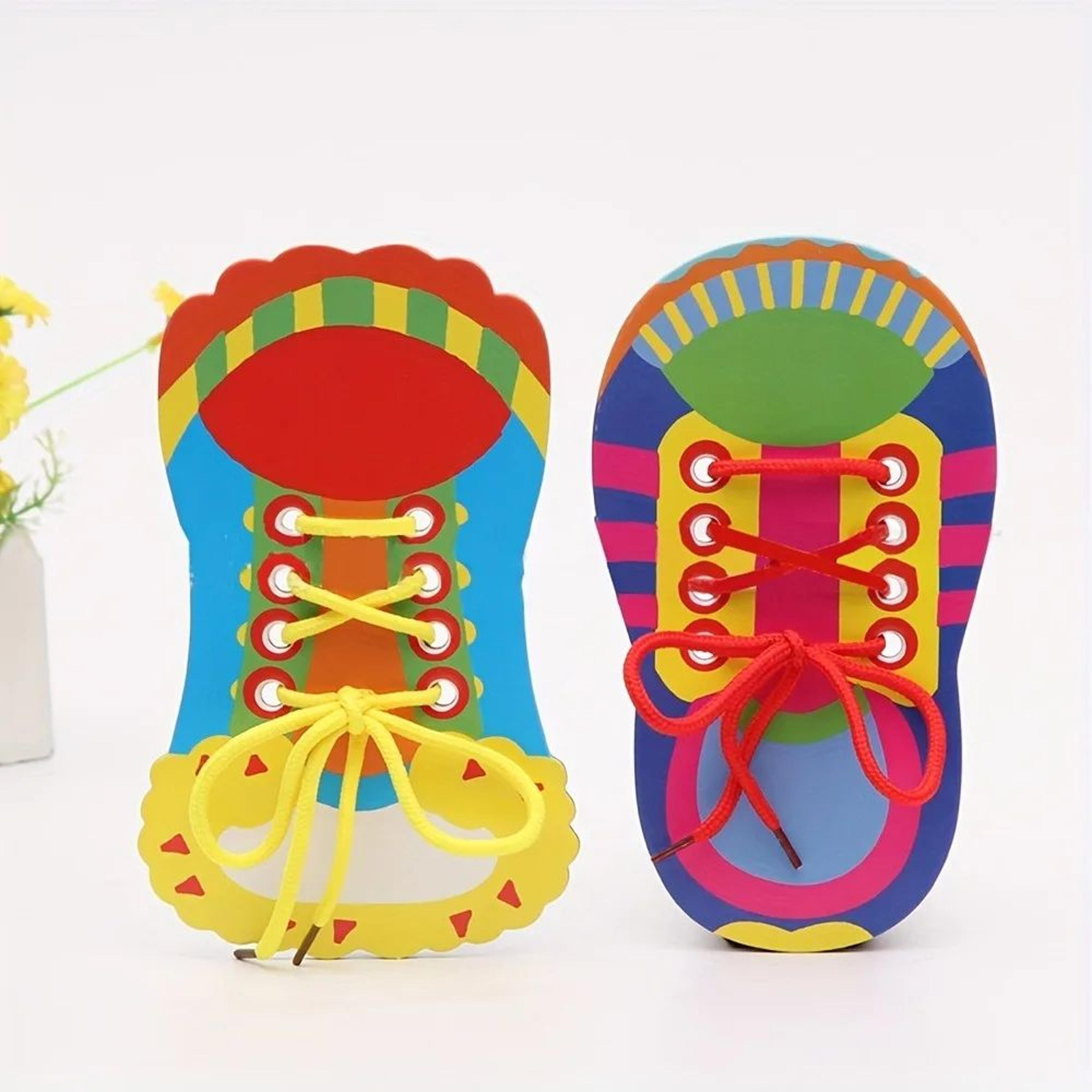 smartstep shoelace tying toy for kids – montessori lacing board & fine motor skills trainer