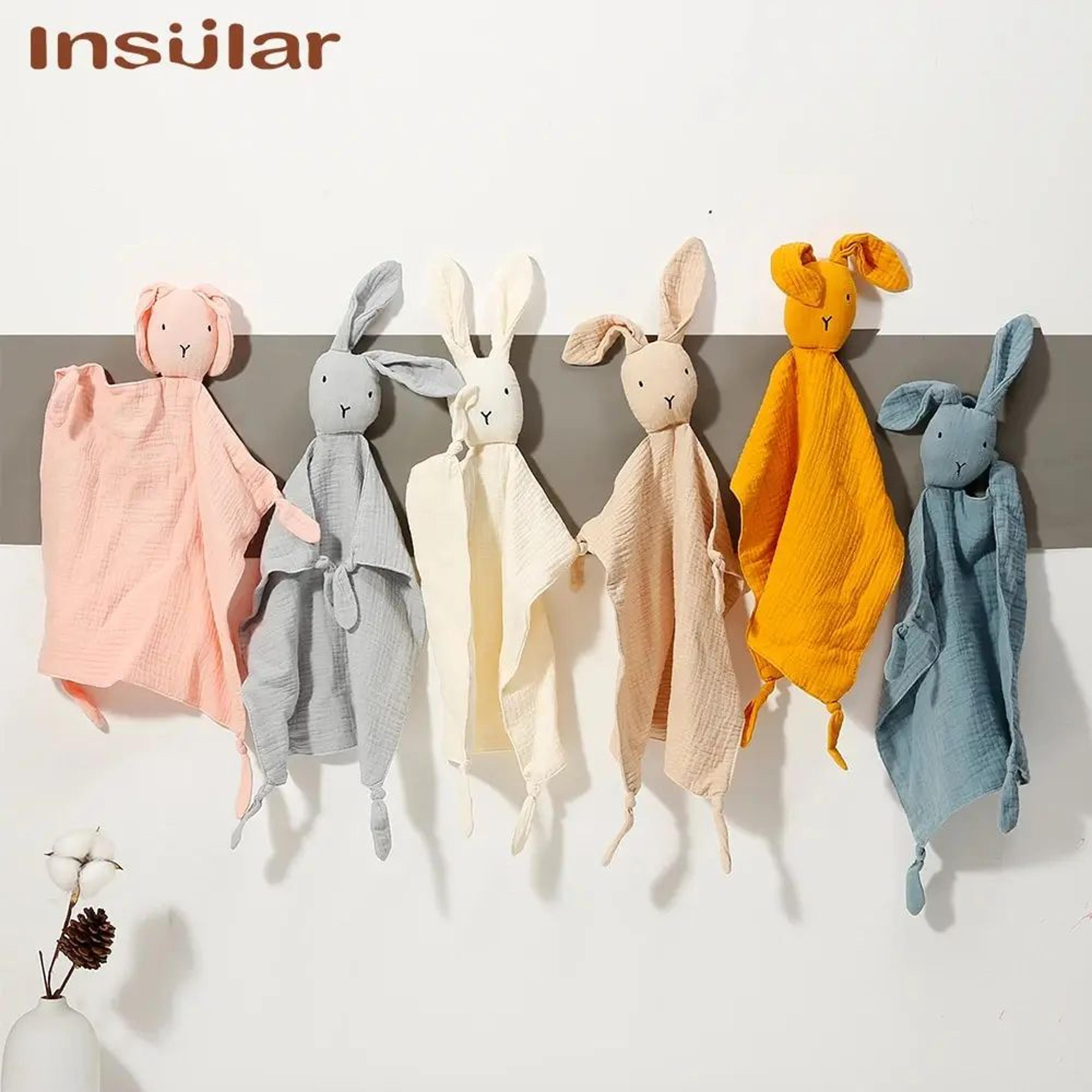 soft muslin baby comforter blanket – gentle soothing lovey for newborn