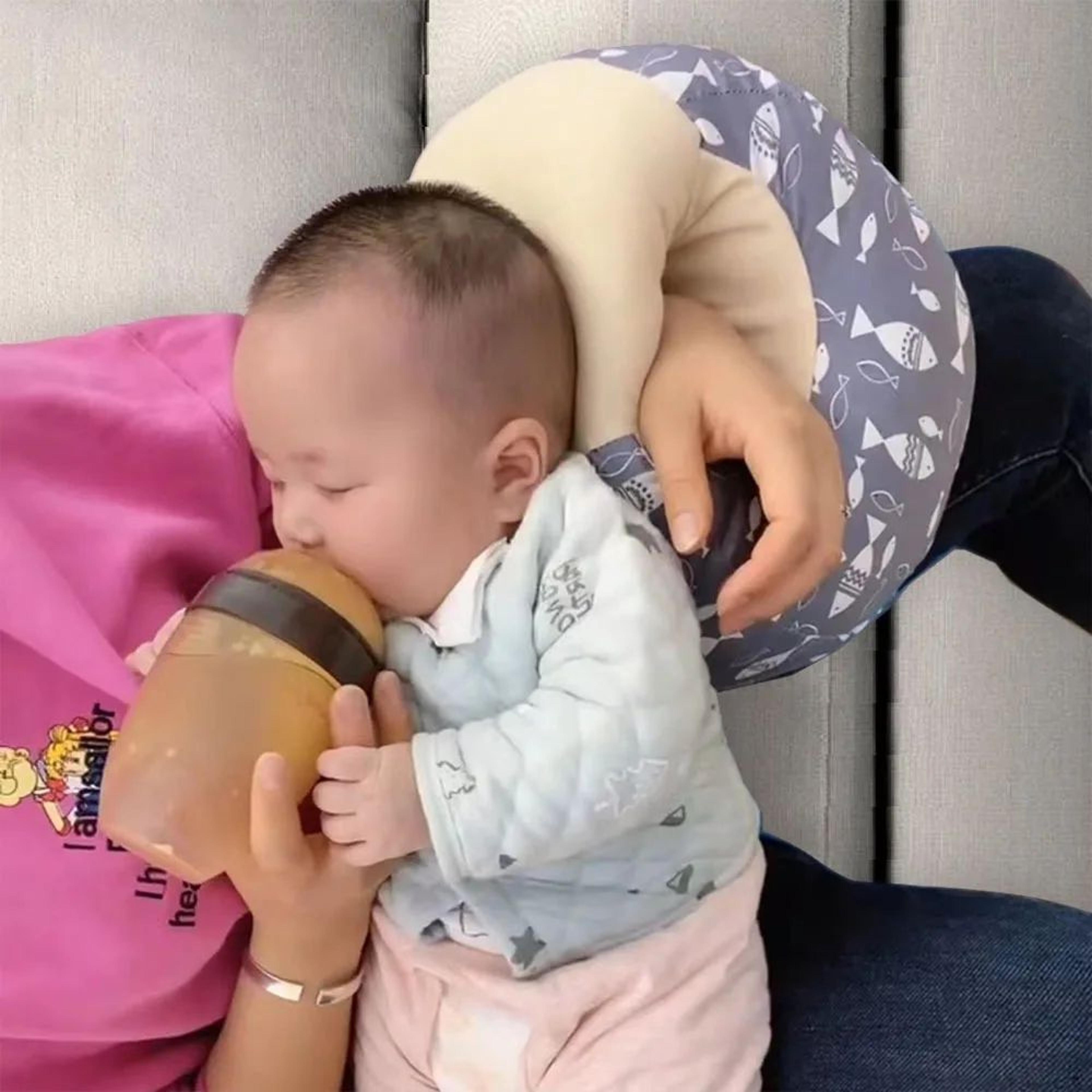 pure cotton nursing arm pillow for baby feeding and breastfeeding support