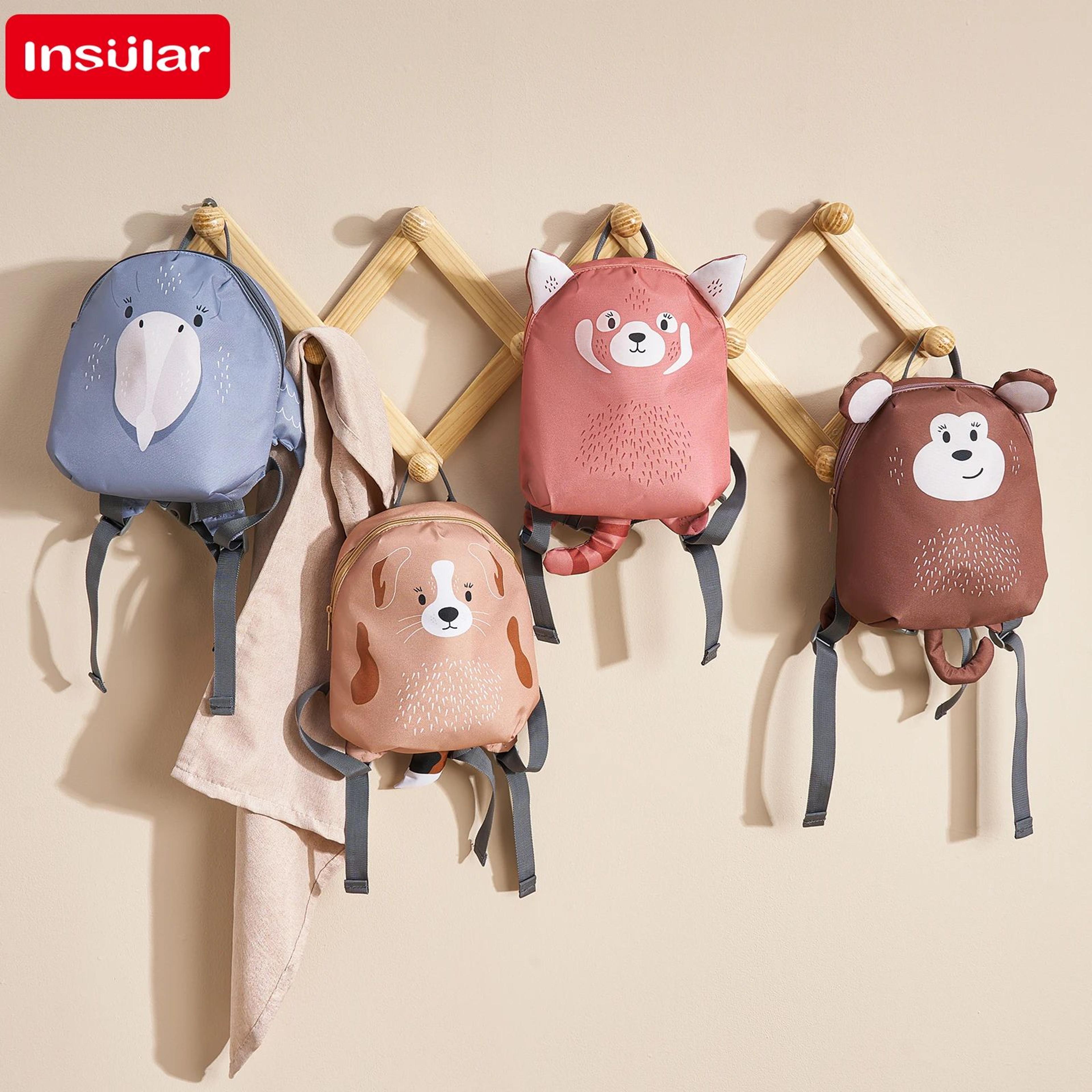cute animal canvas kids backpack for kindergarten and daily adventures