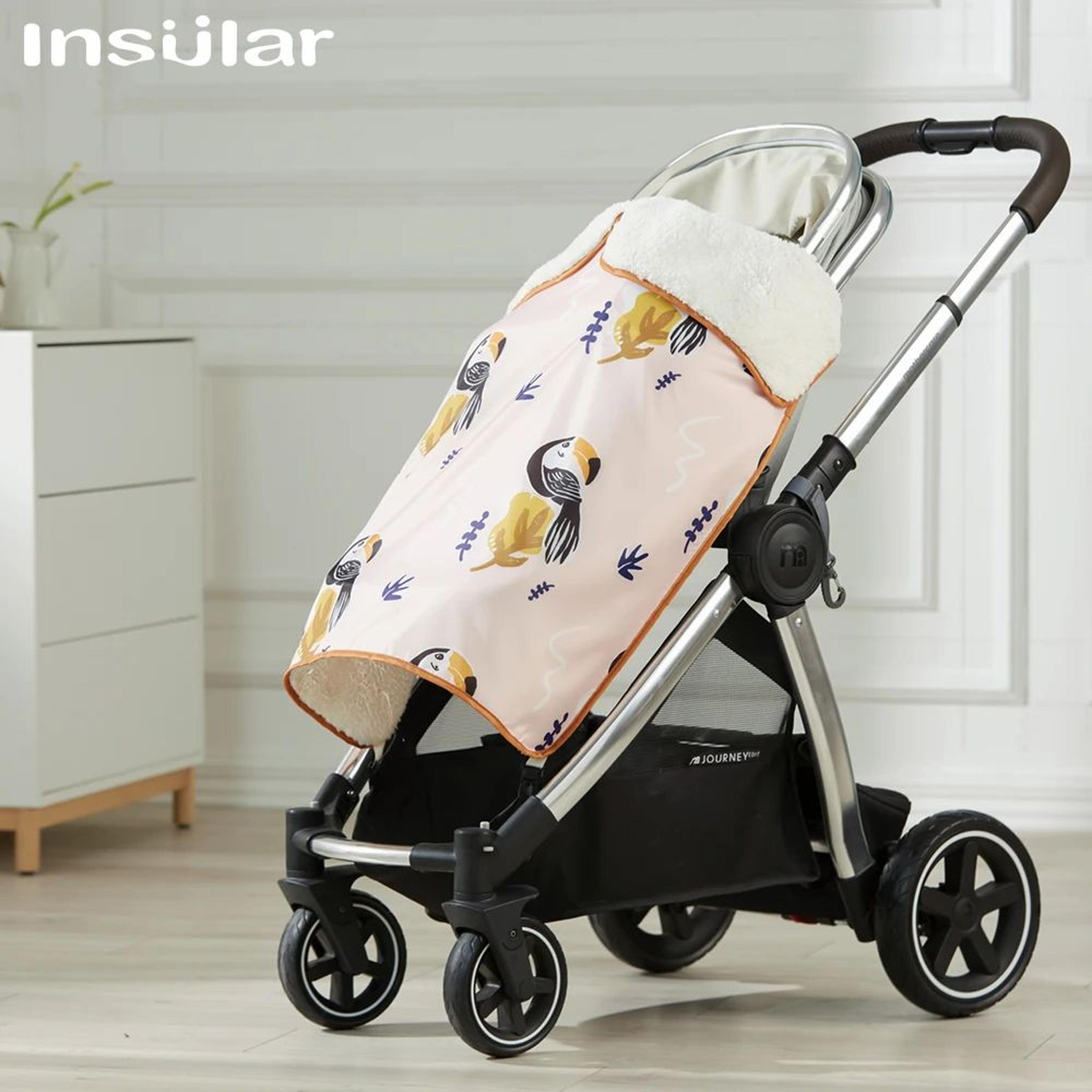 all-weather cozy baby stroller footmuff – windproof waterproof infant sleeping bag blanket
