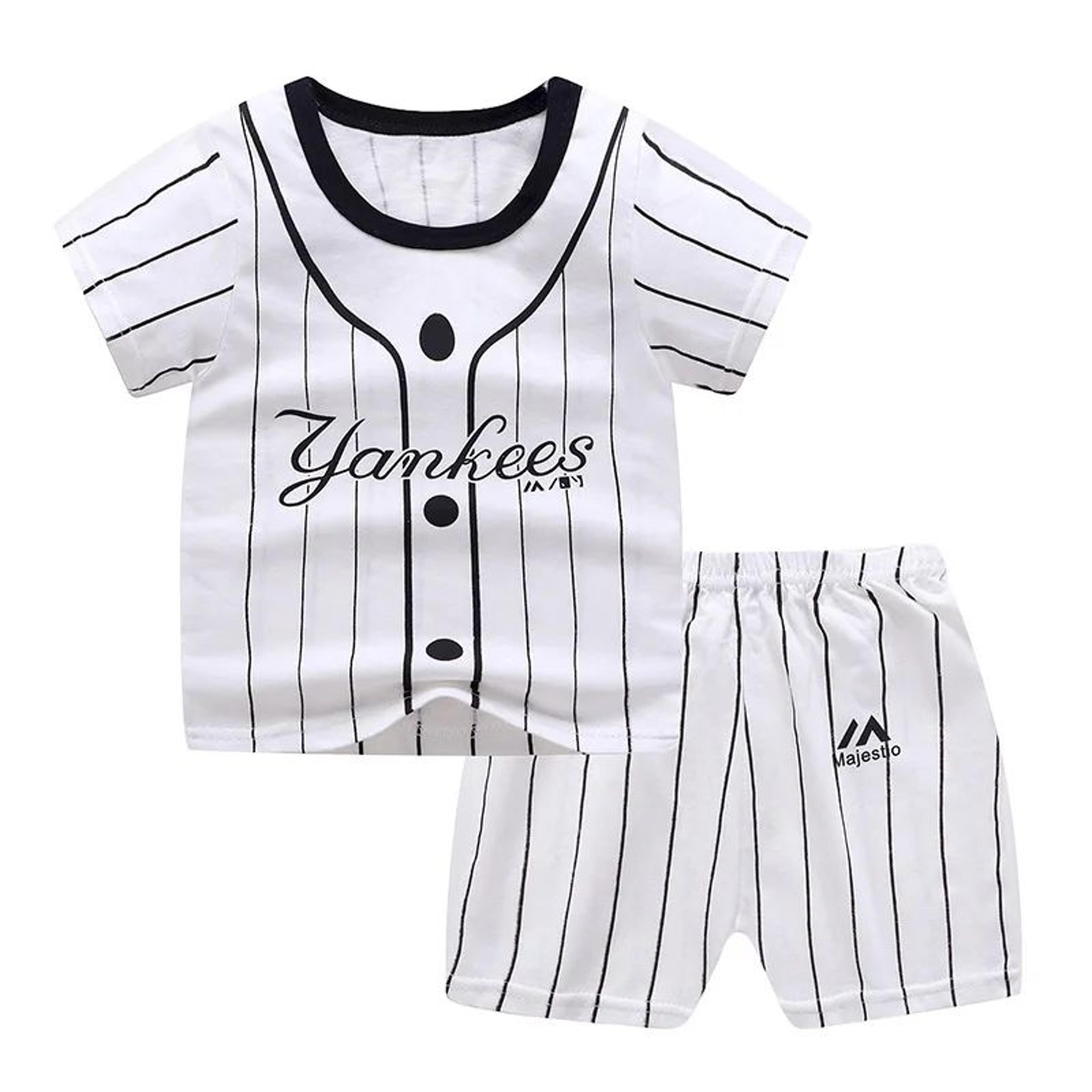 winnie the pooh baby boys summer outfit – cute toddler cartoon tracksuit 2 piece set