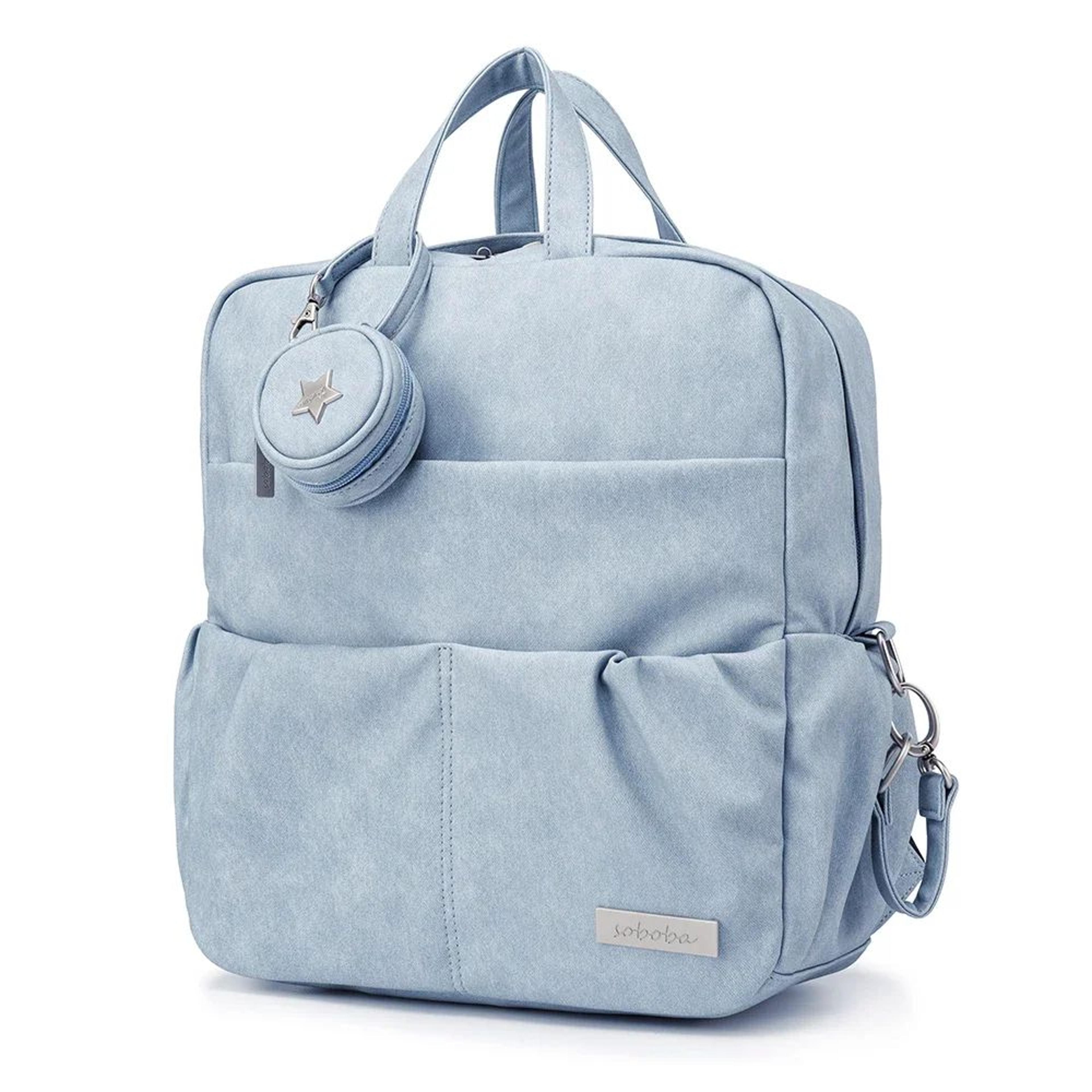 soboba large capacity diaper backpack – waterproof baby diaper bag with pacifier holder