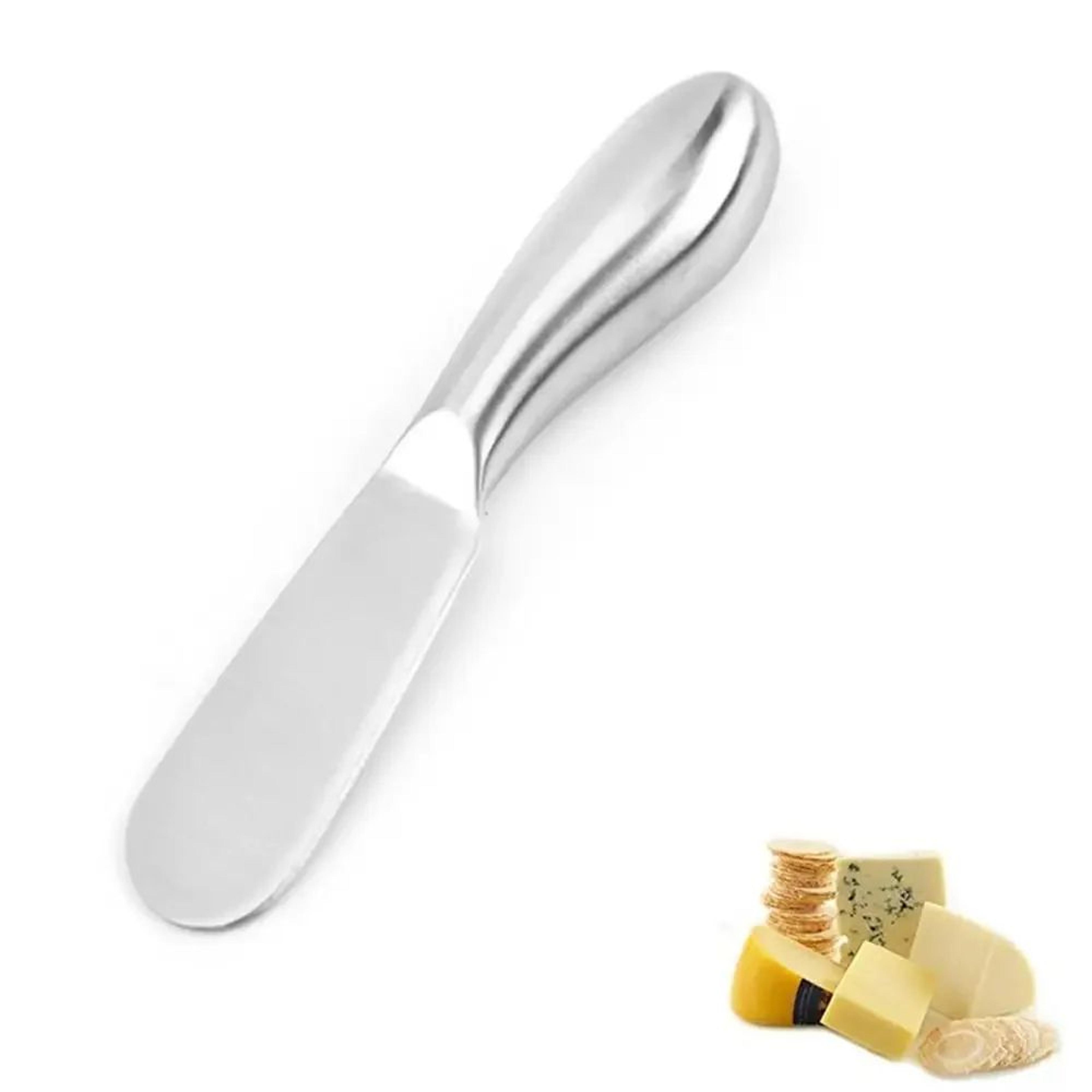 precision stainless steel butter spreader knife & curler