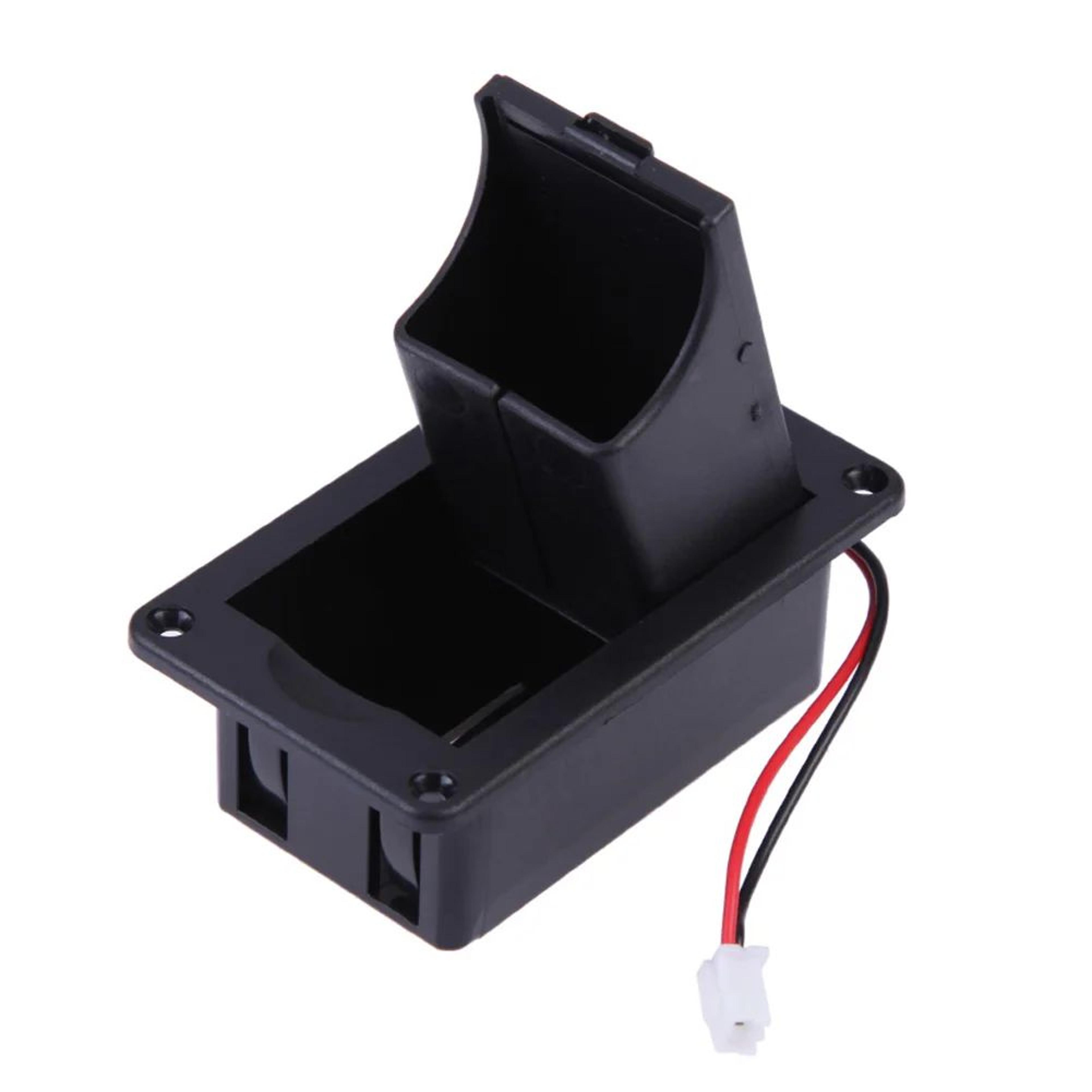 active pickup 9v battery holder box for guitar, bass and ukulele replacement case