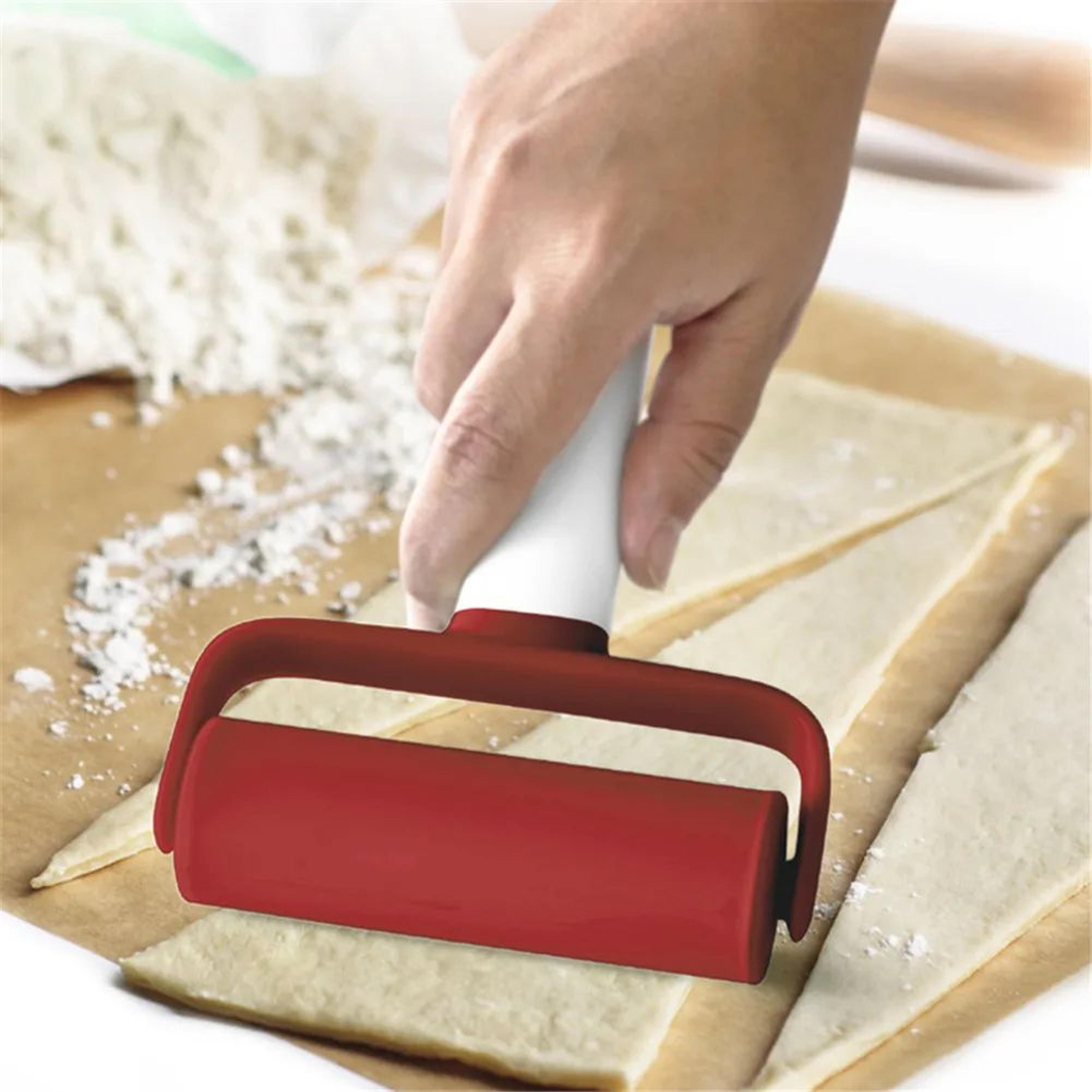 ergopress dumpling & dough roller – portable handheld rolling pin for perfect wrappers