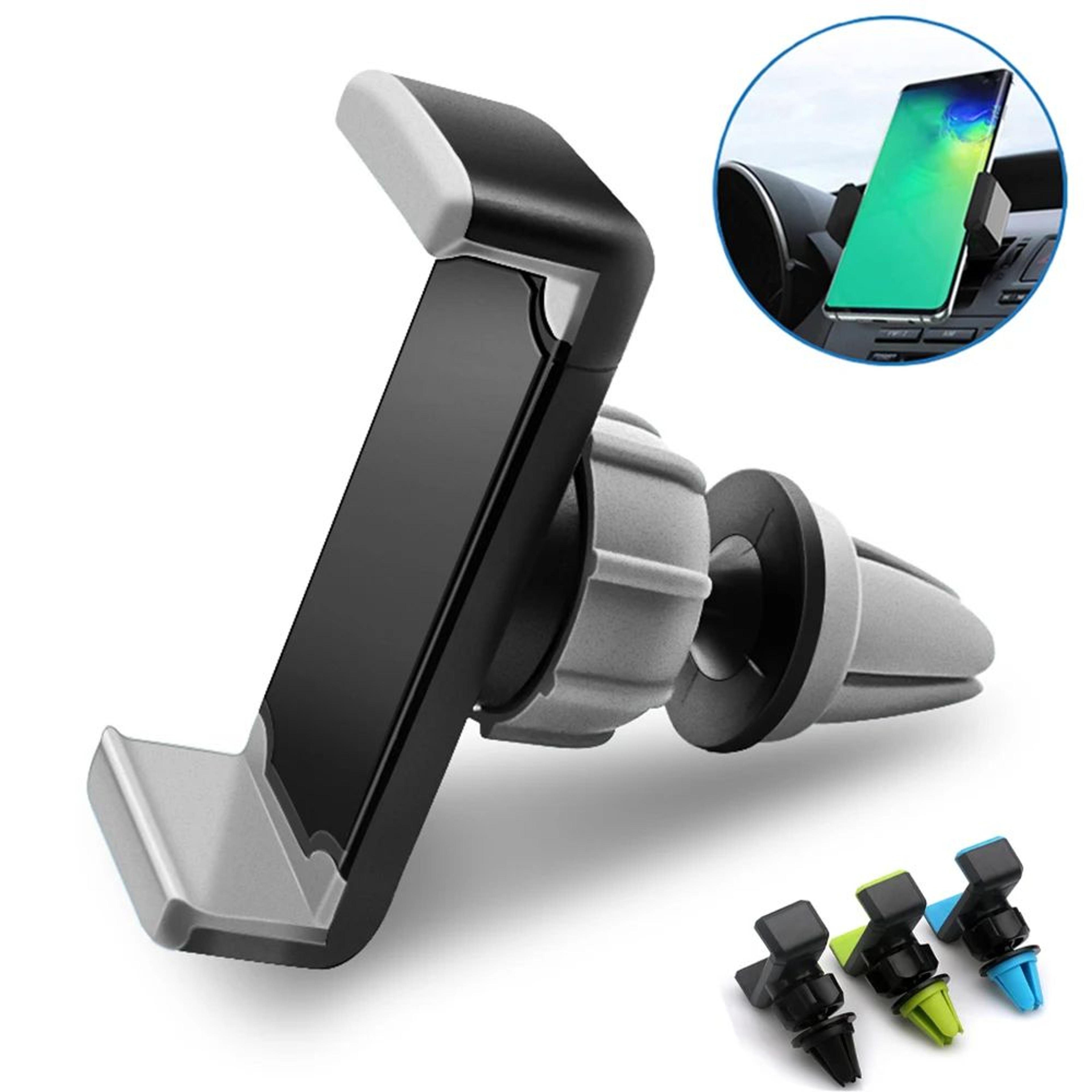 360° rotating car phone holder air vent mount – universal smartphone clip for safe driving