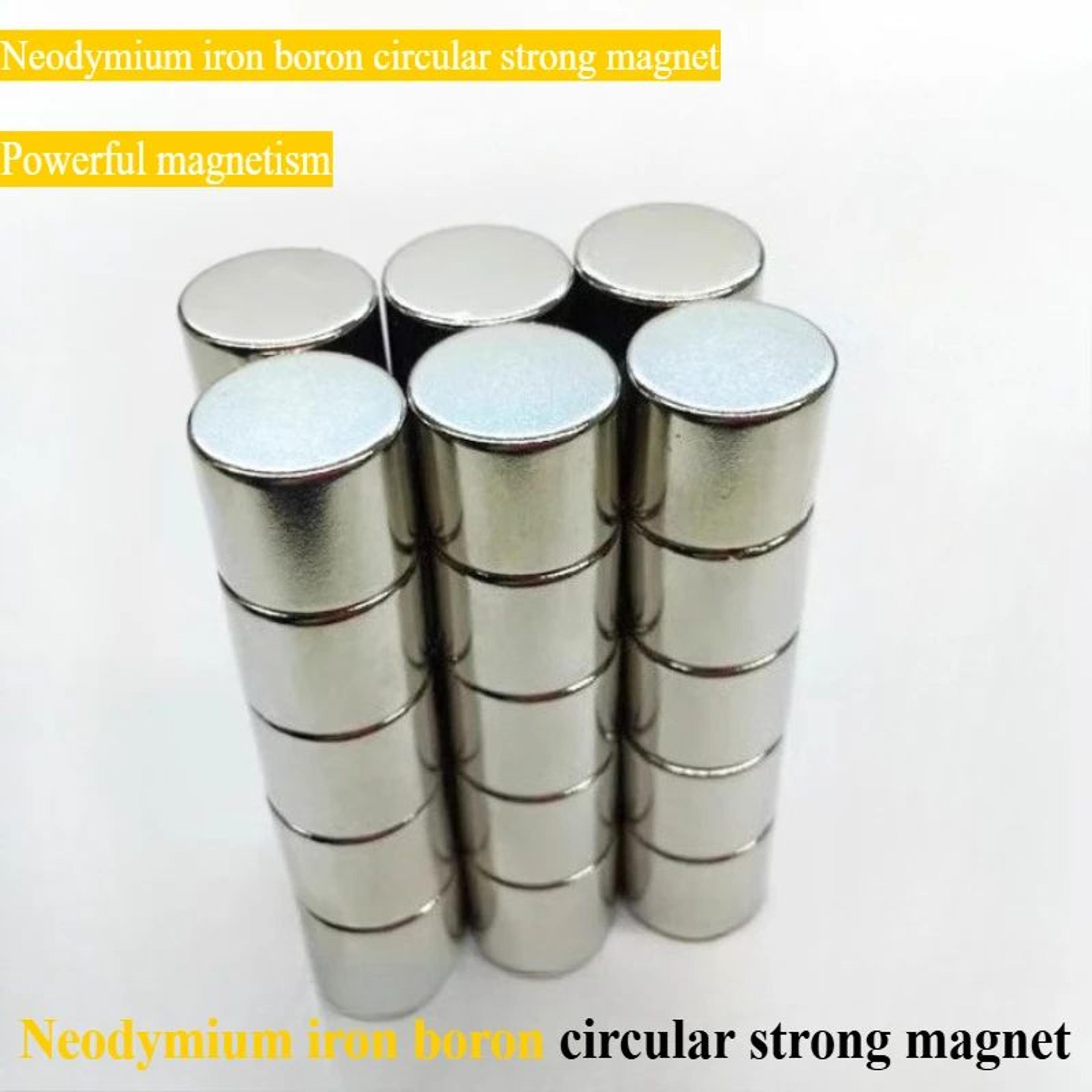 50-piece neodymium disc magnets set, 10-12 mm round magnets for crafts, home, and diy
