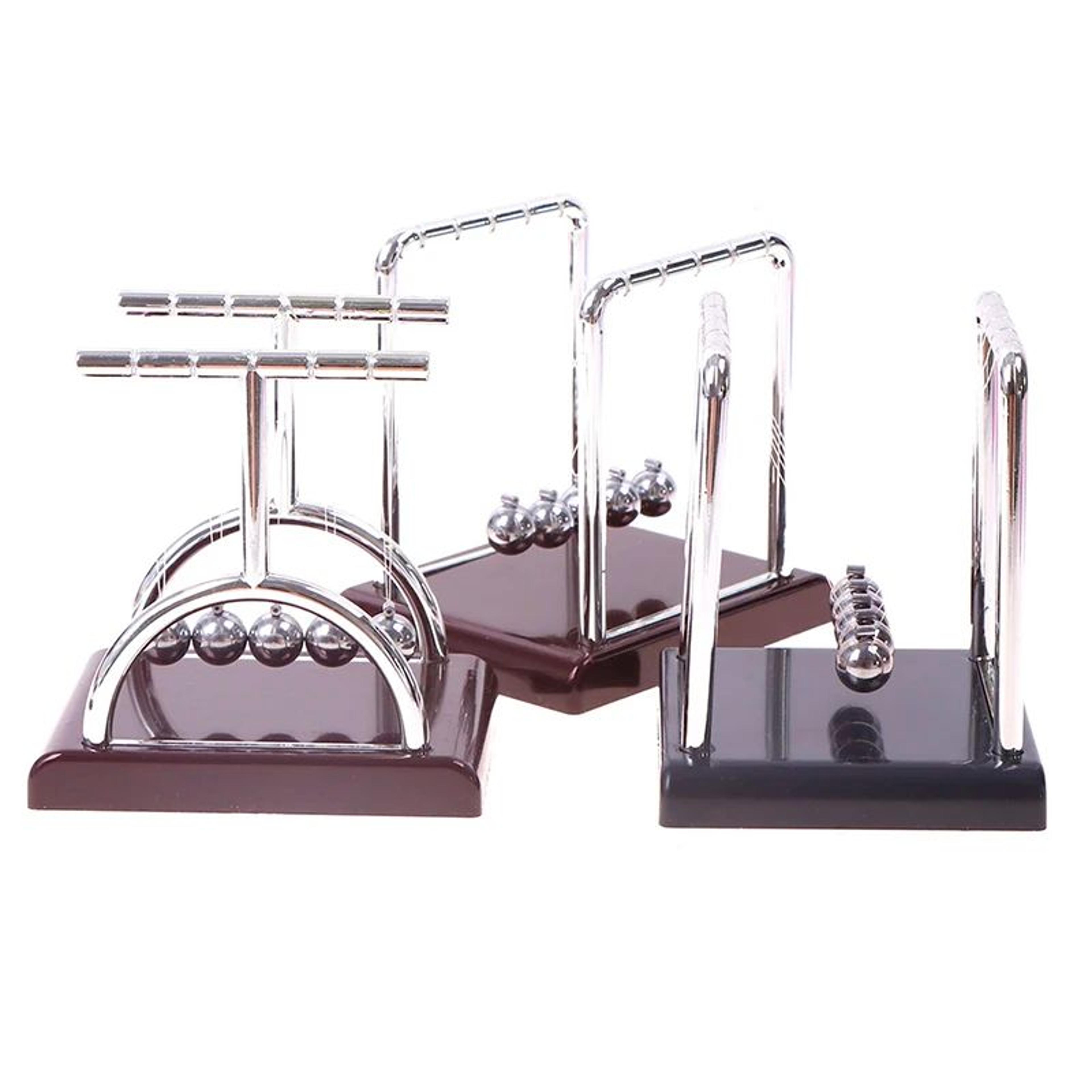 newtons cradle desk toy – elegant physics balance ball for stress relief & executive desk decor