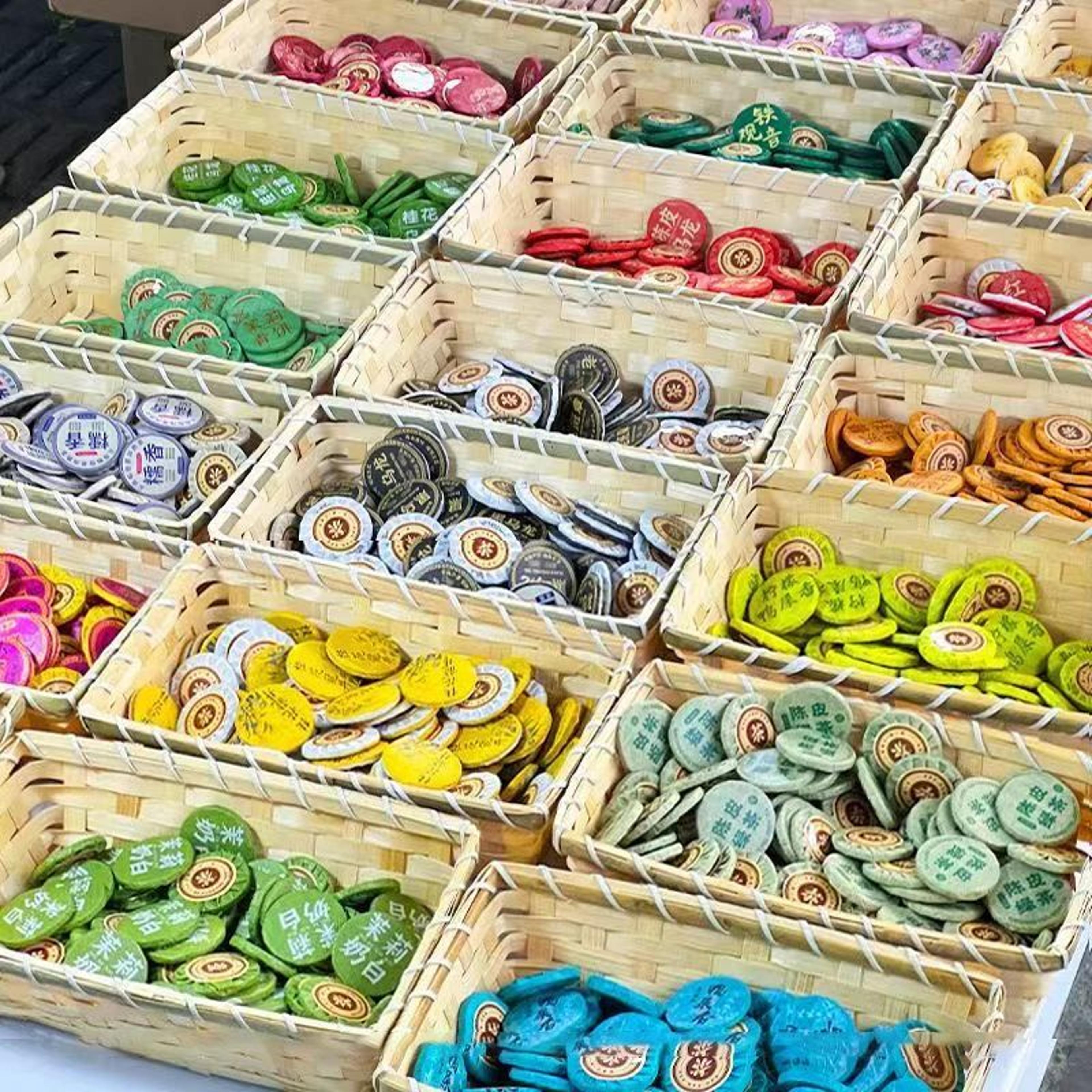 handwoven pu erh storage box for tea cakes & aging collection