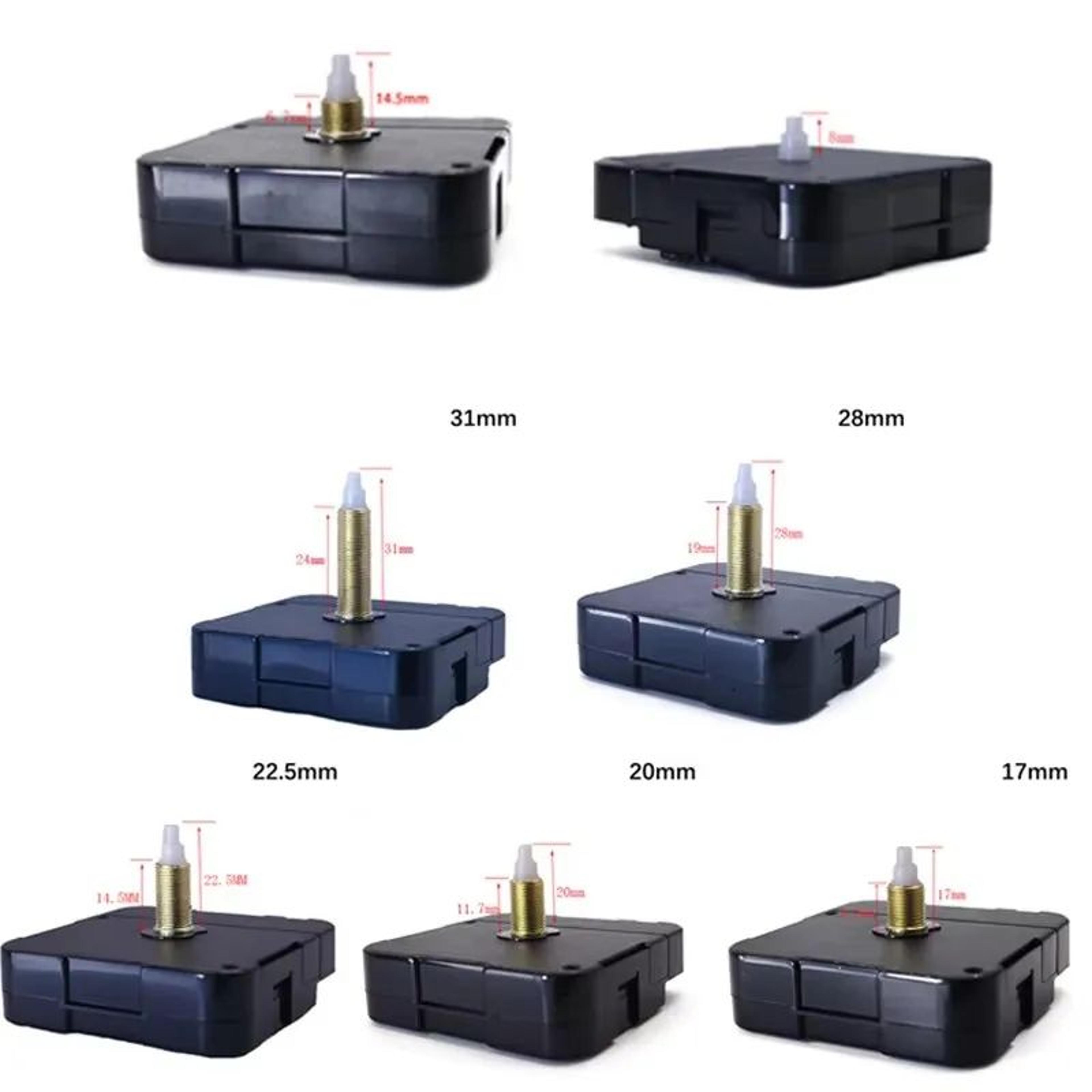 silentsweep quartz clock movement replacement kit with long shaft & hands