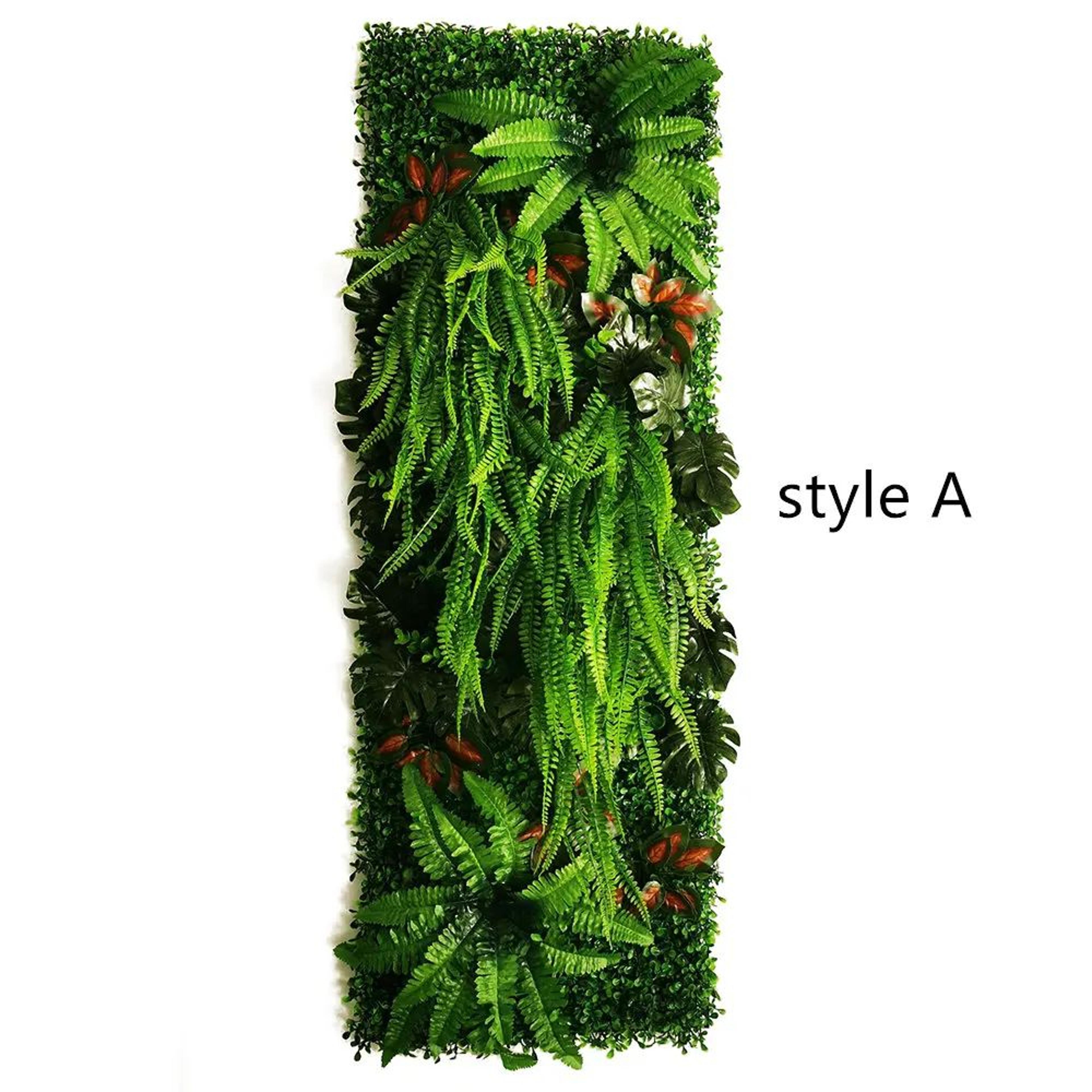 lushscape artificial plant wall panel – realistic green wall decor for indoor spaces