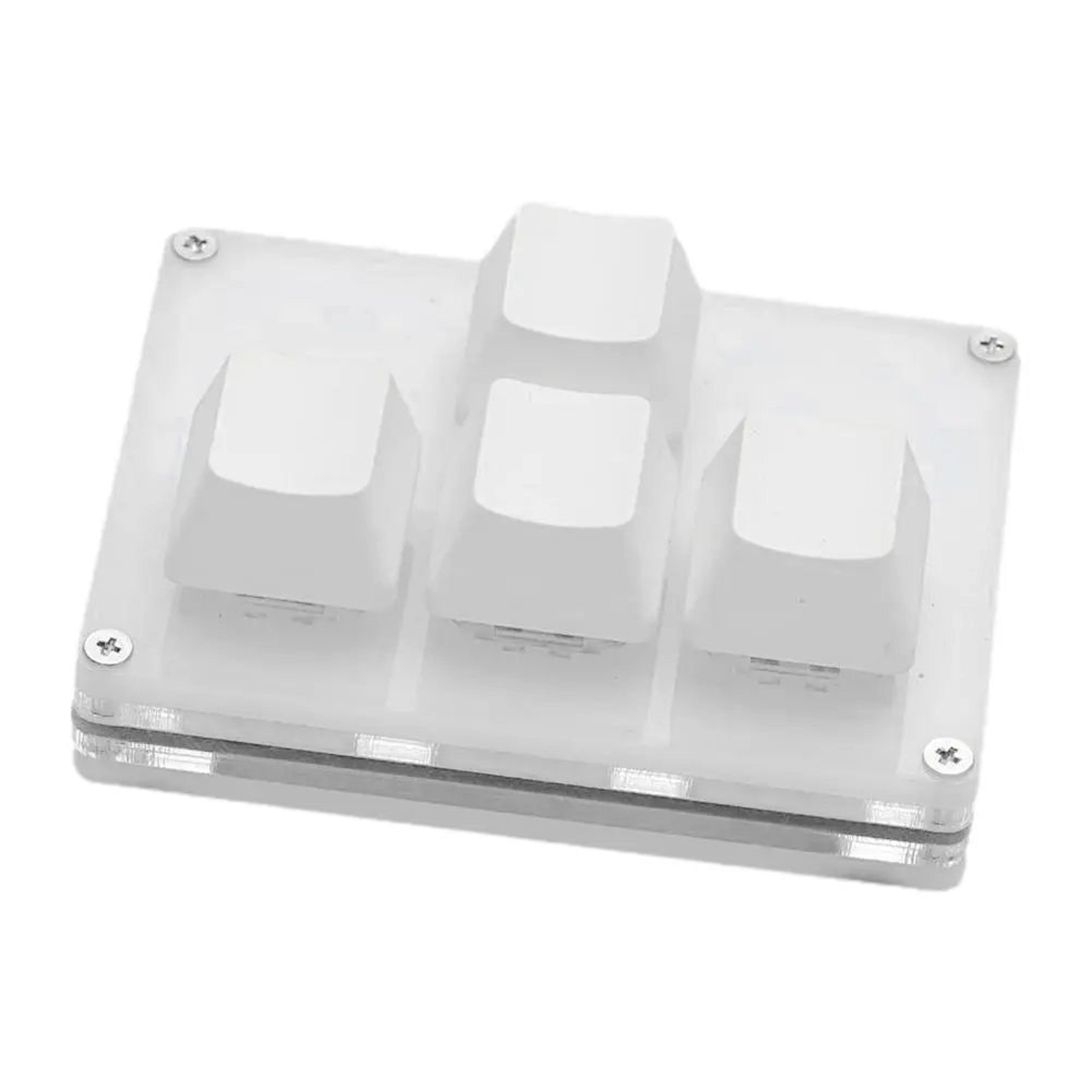 smart 4-key mini programmable keypad for fast custom shortcuts