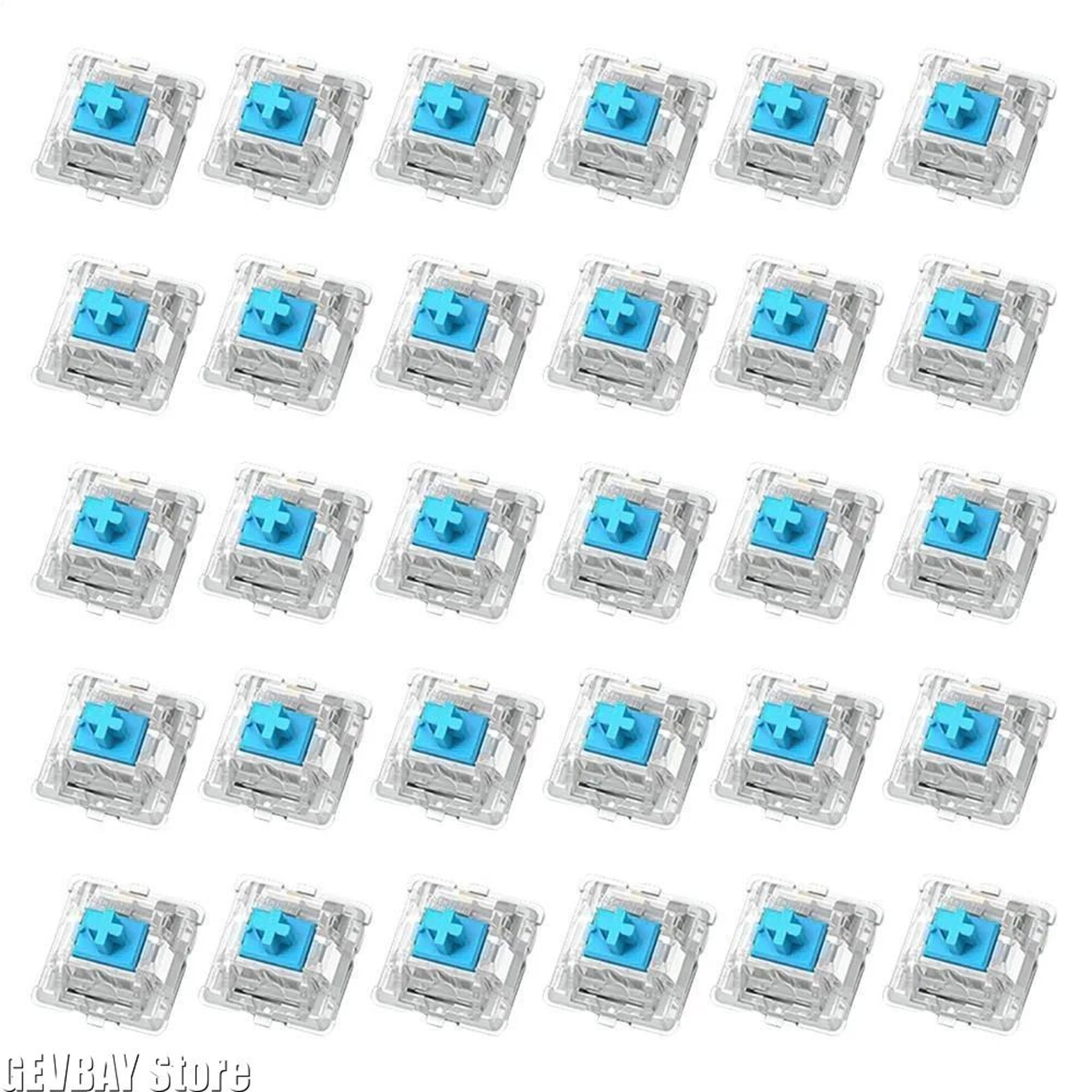 30-piece tactile mechanical keyboard switch kit for smooth typing & easy diy repair