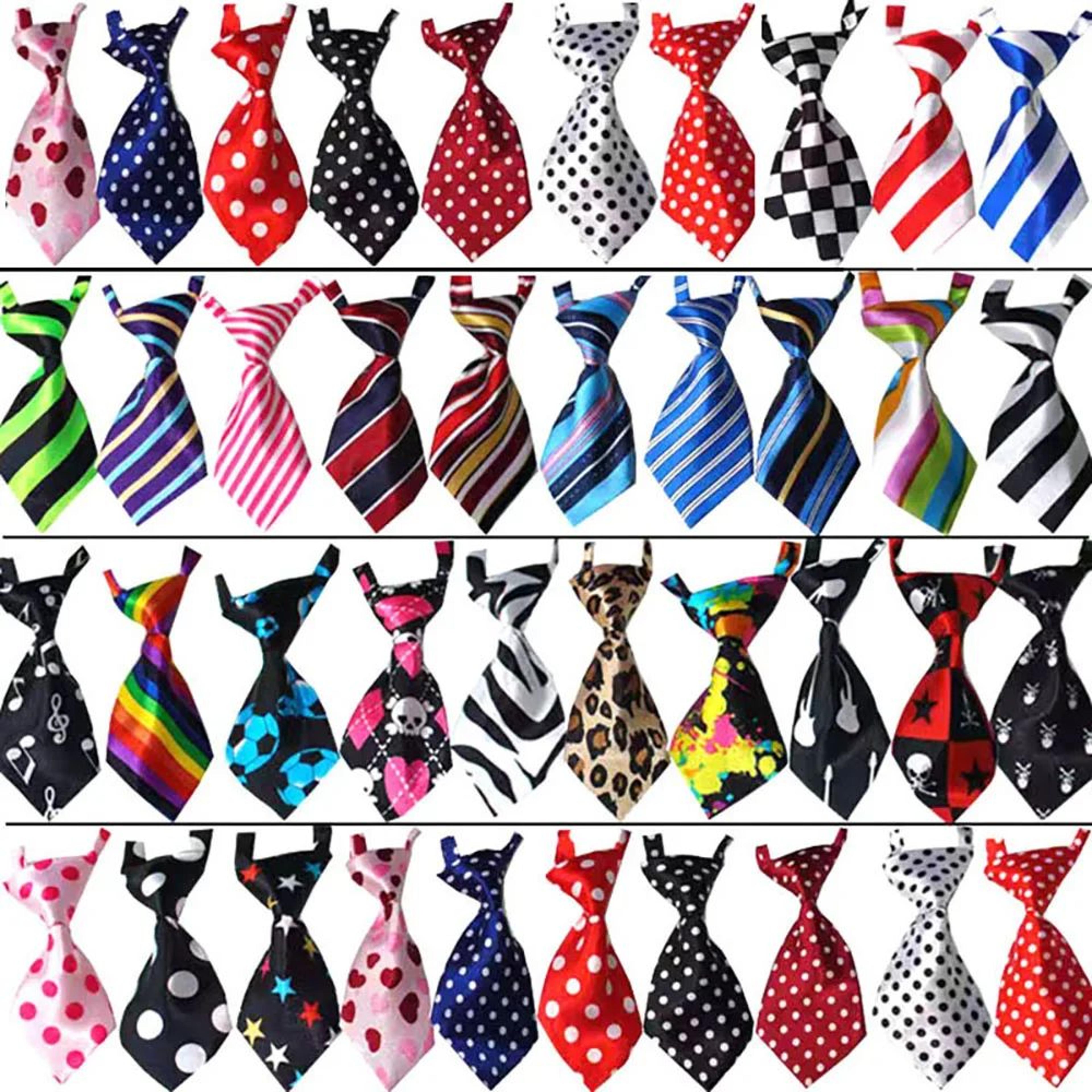 elegant adjustable pet bow tie set for dogs & cats – colorful grooming accessories pack