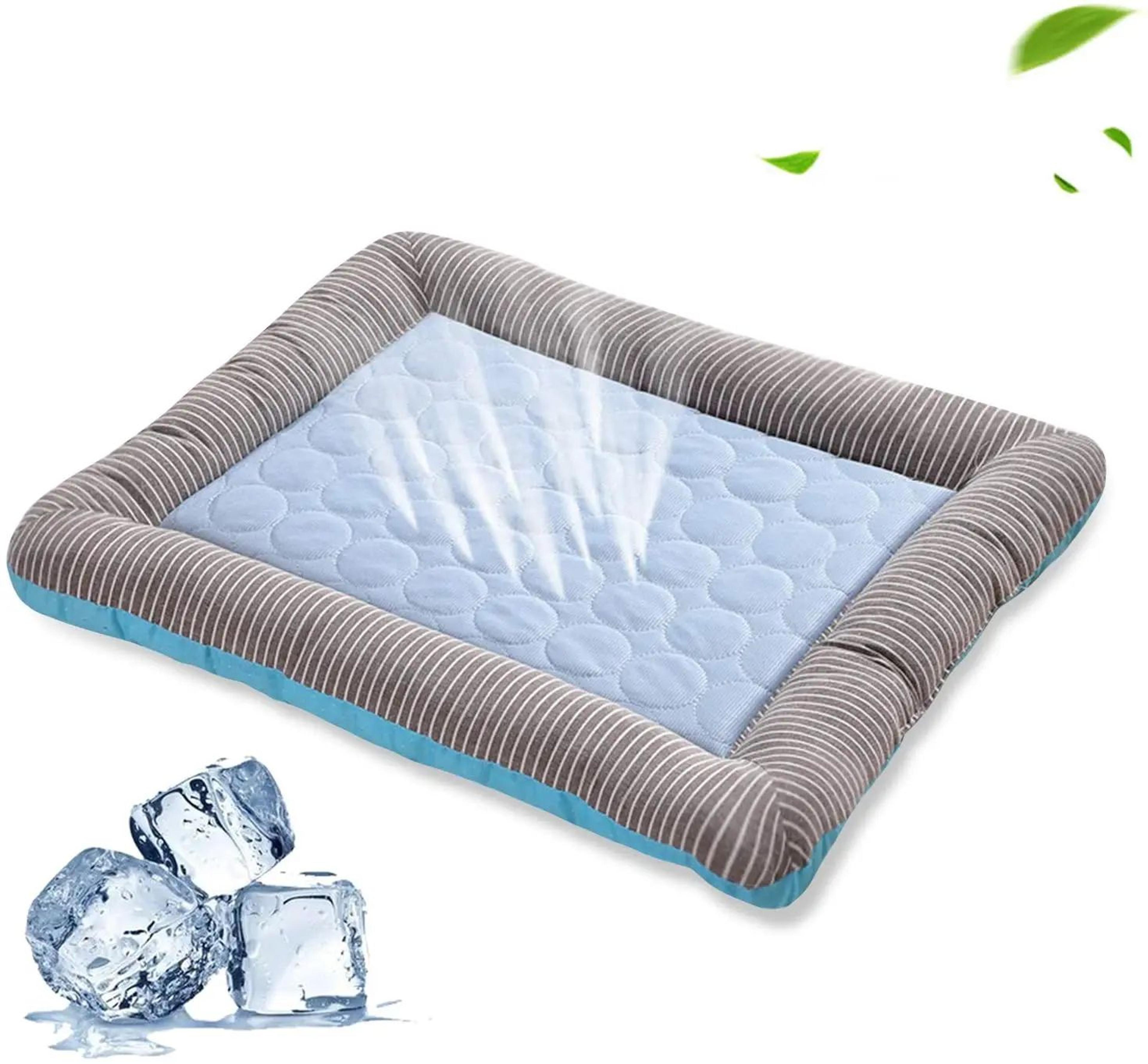 arctic breeze cooling pet mat – breathable ice silk dog cooling pad for cats & dogs