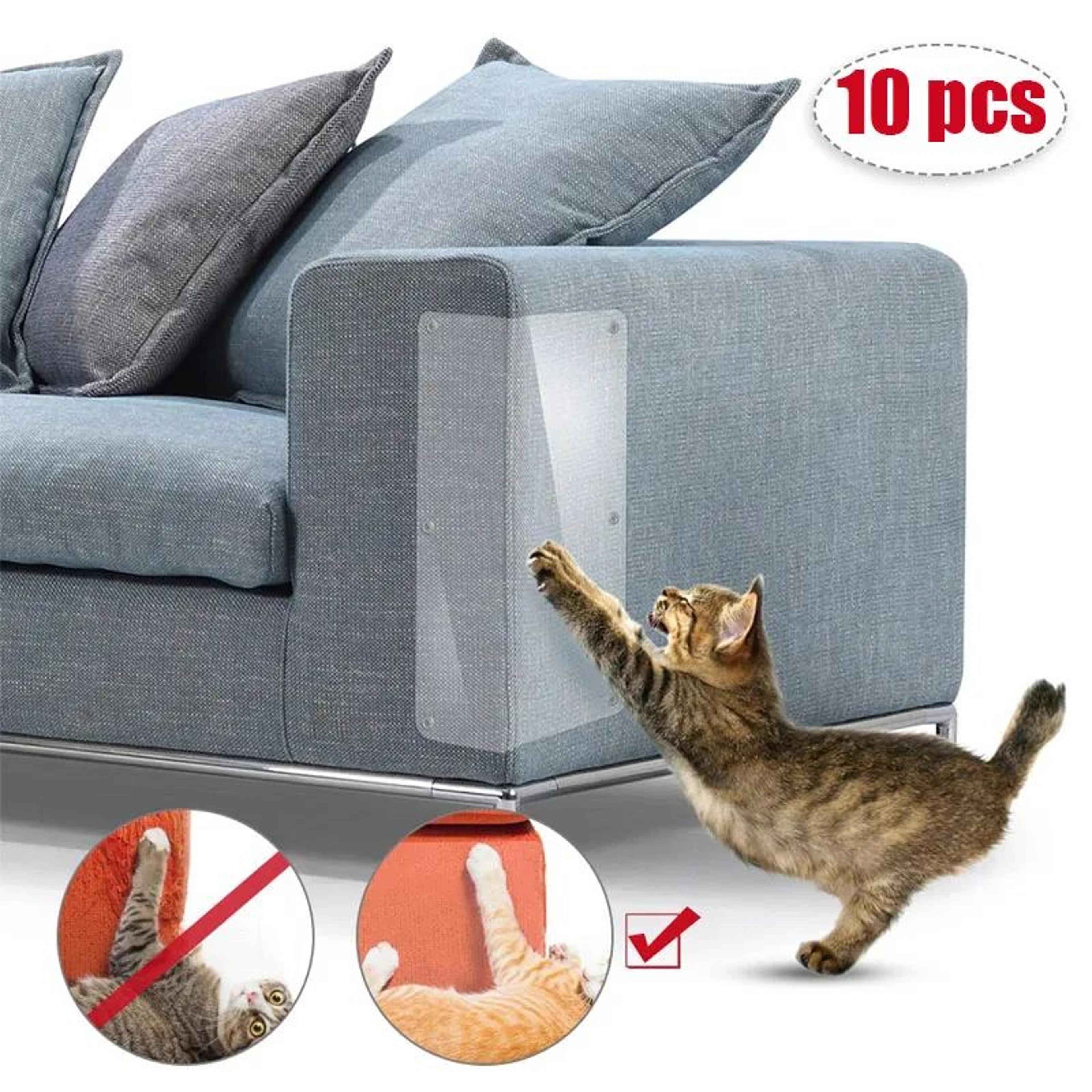 transparent cat scratch guard furniture protectors – self-adhesive pvc sofa shields