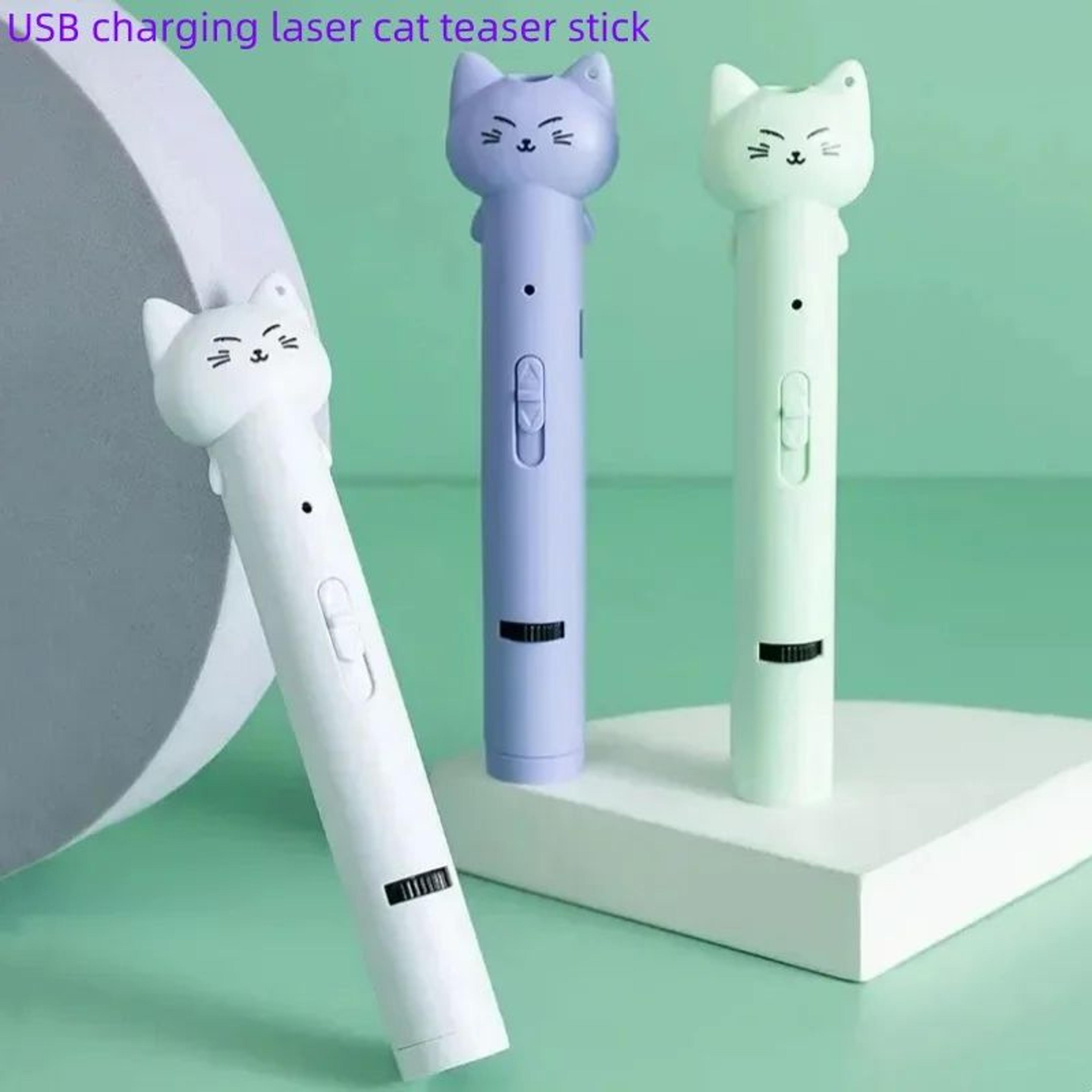 smart usb rechargeable laser cat toy for active indoor cats