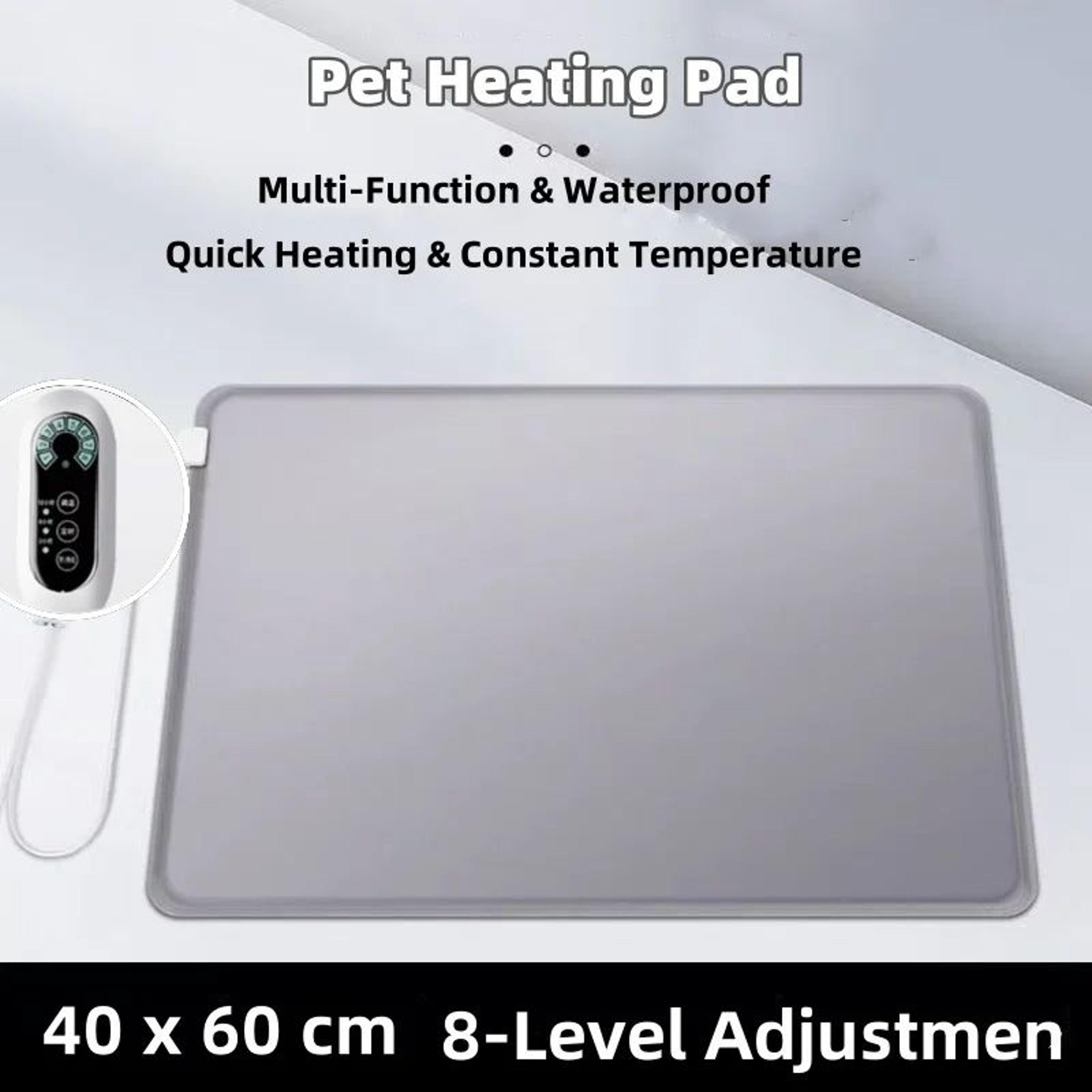 smarttemp waterproof pet heating pad for cats & dogs – constant warmth winter mat