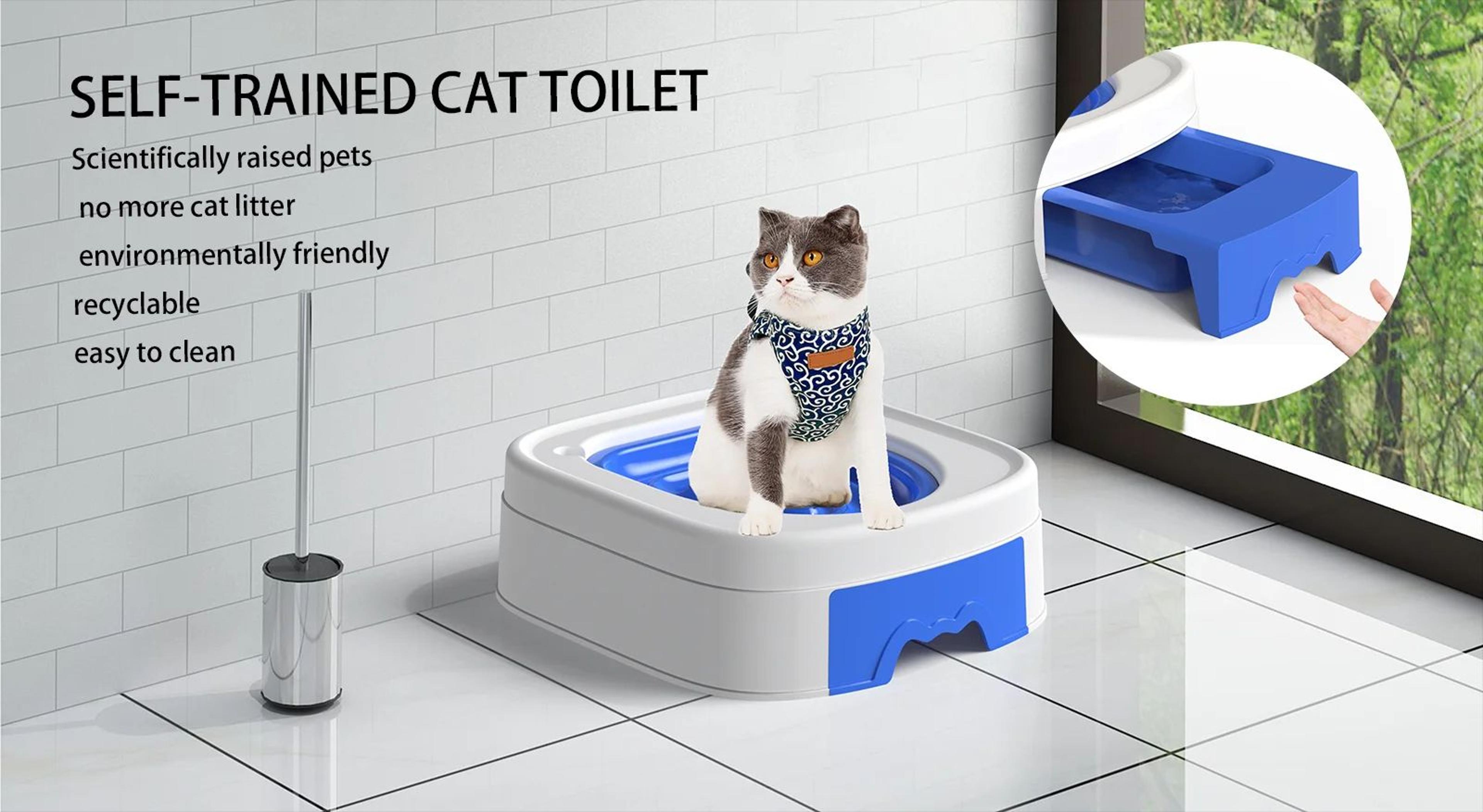 pawguide pet toilet training sandbox – reusable cat litter training system for cats & small dogs