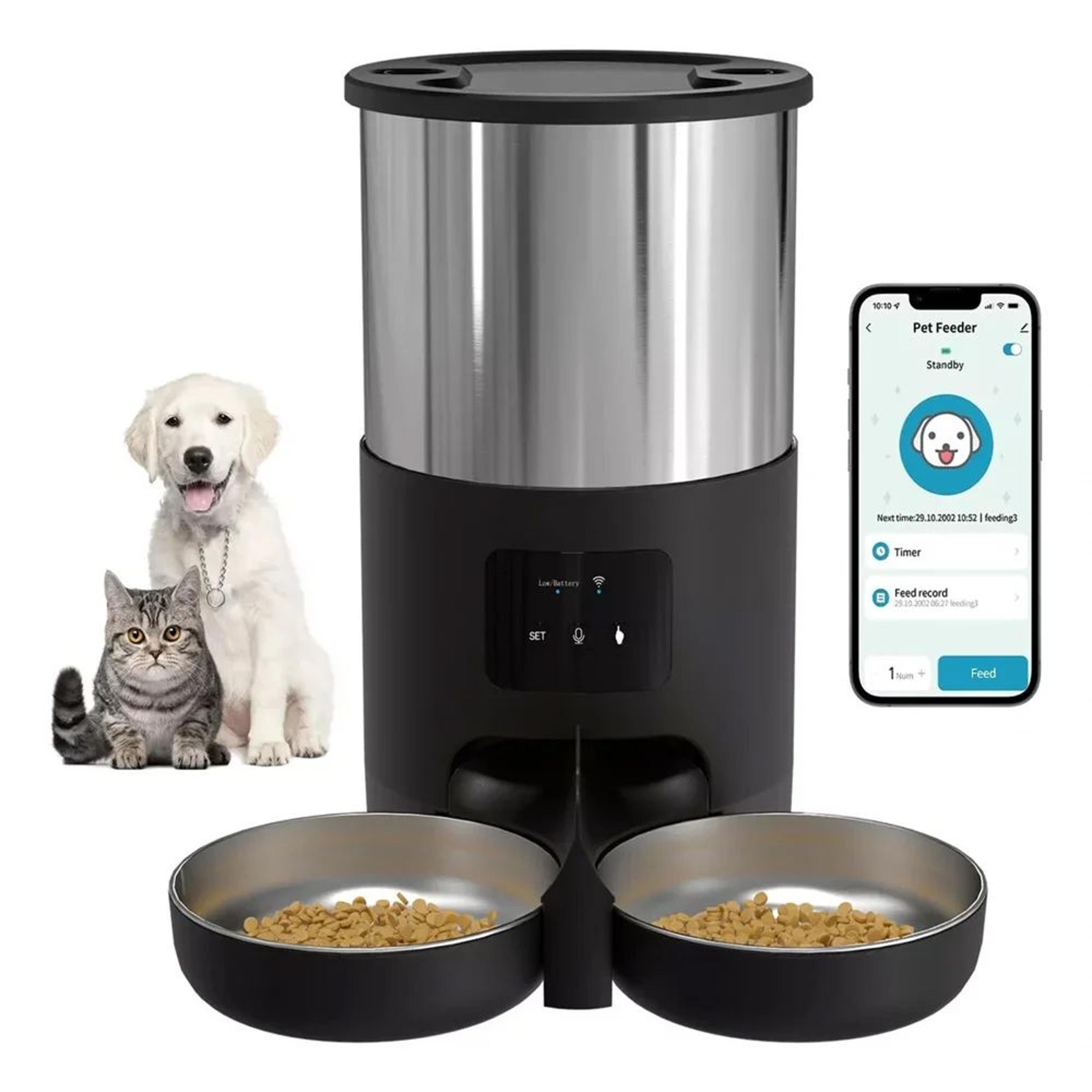 smartfeed pro 4.5l wifi pet feeder & water dispenser