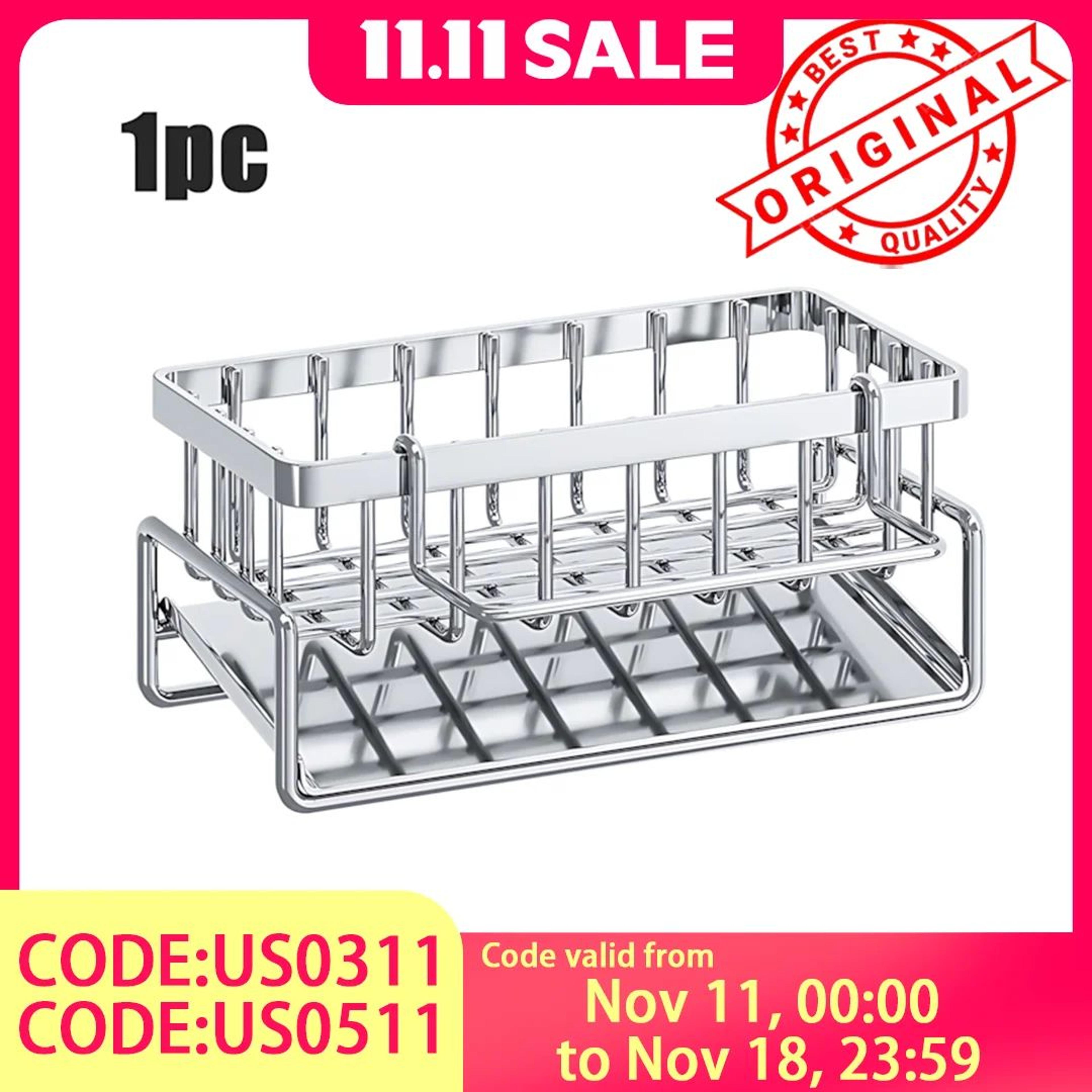 over-the-sink dish drying rack stainless steel kitchen organizer