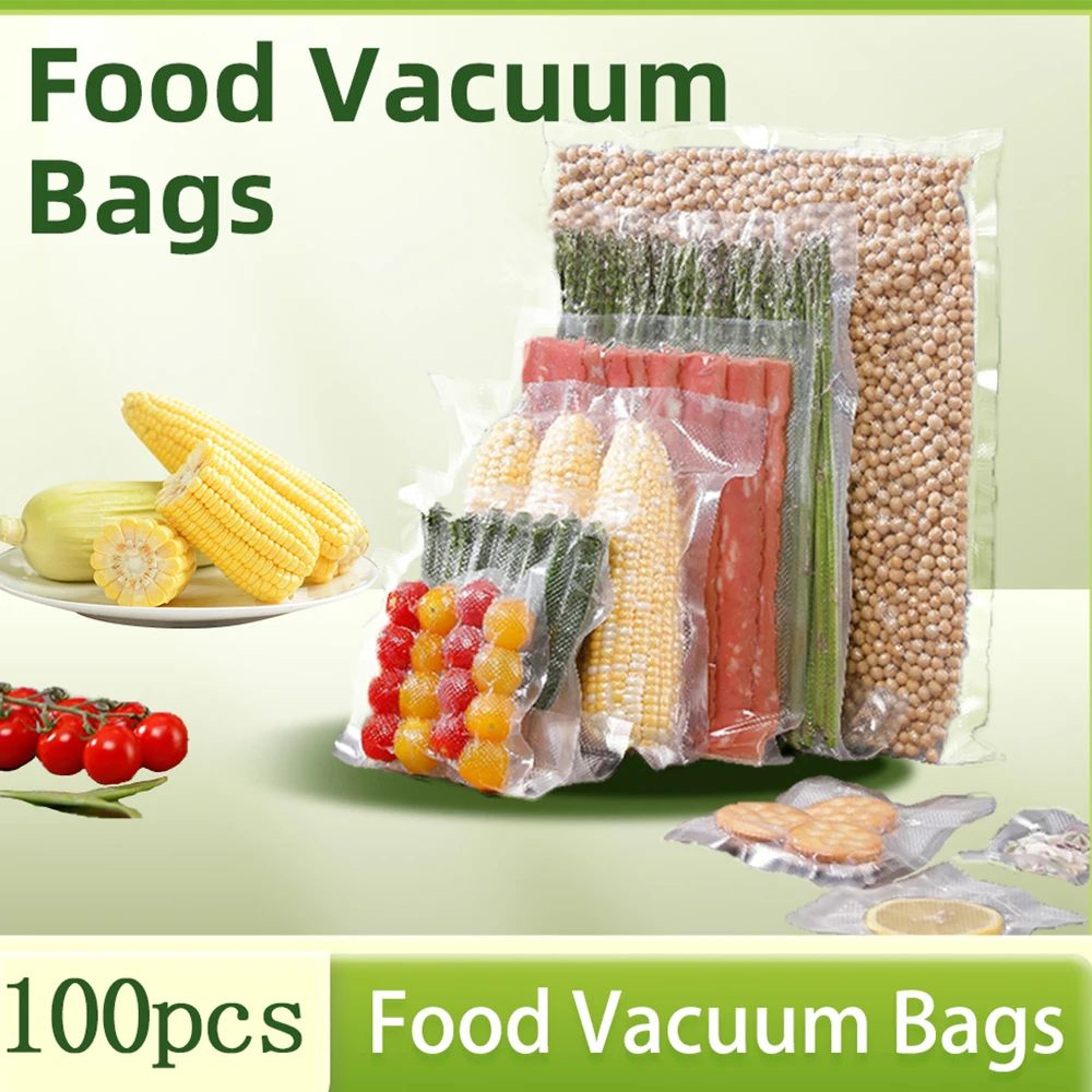 freshlock bpa-free vacuum sealer bags 100-pack for food storage & meal prep