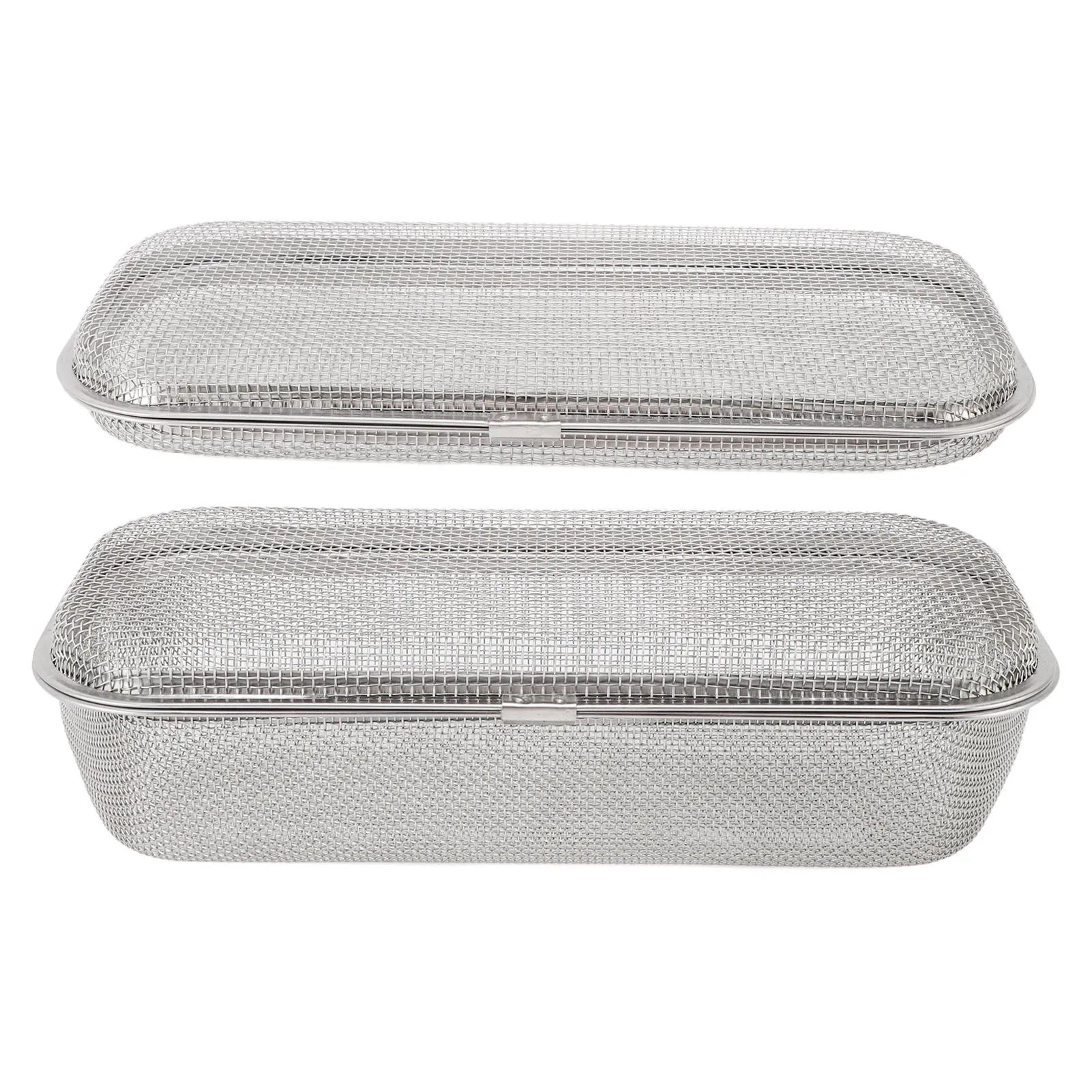 304 stainless steel dishwasher silverware basket mesh holder for small items
