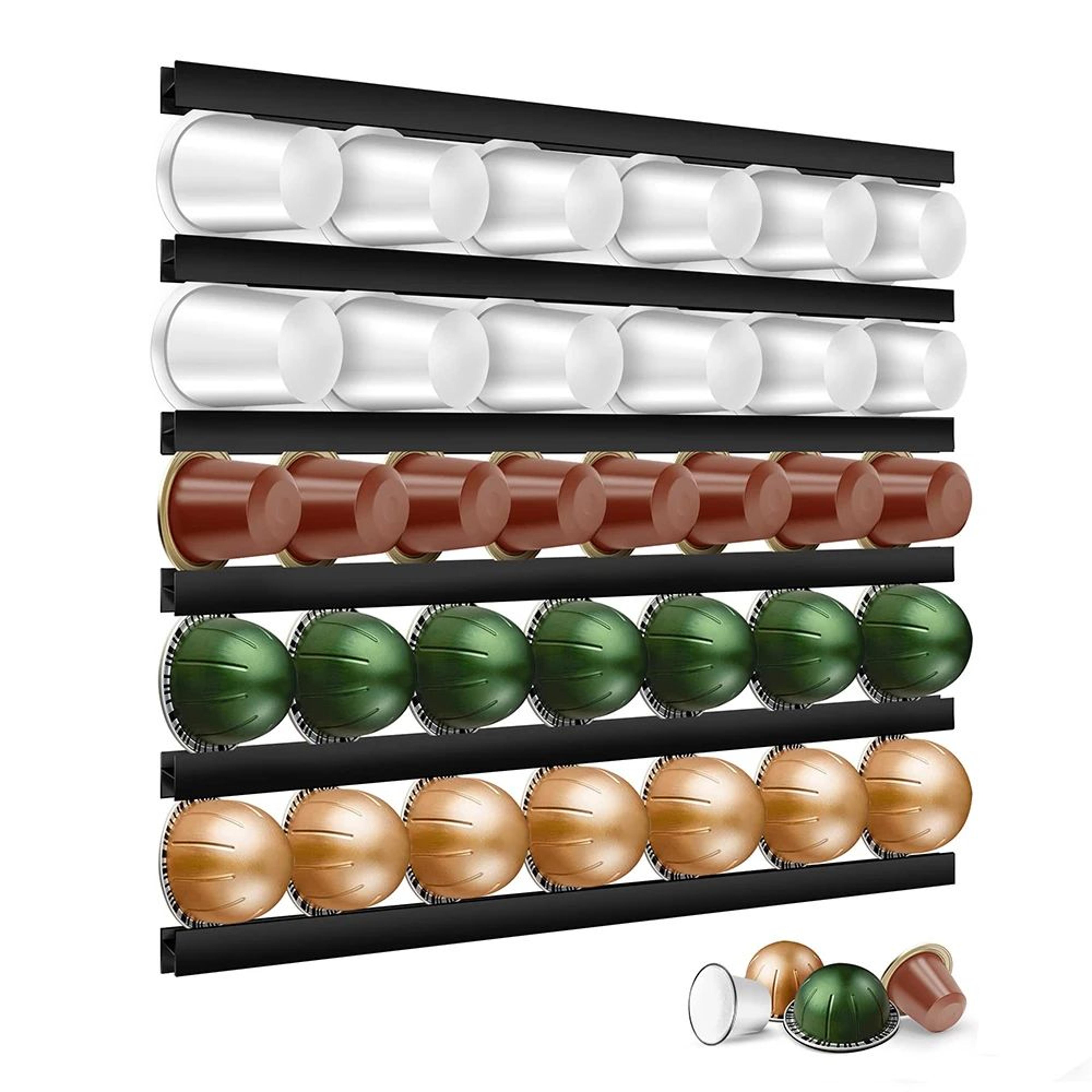universal coffee pod holder rack for k cup nespresso dolce gusto and vertuo capsules