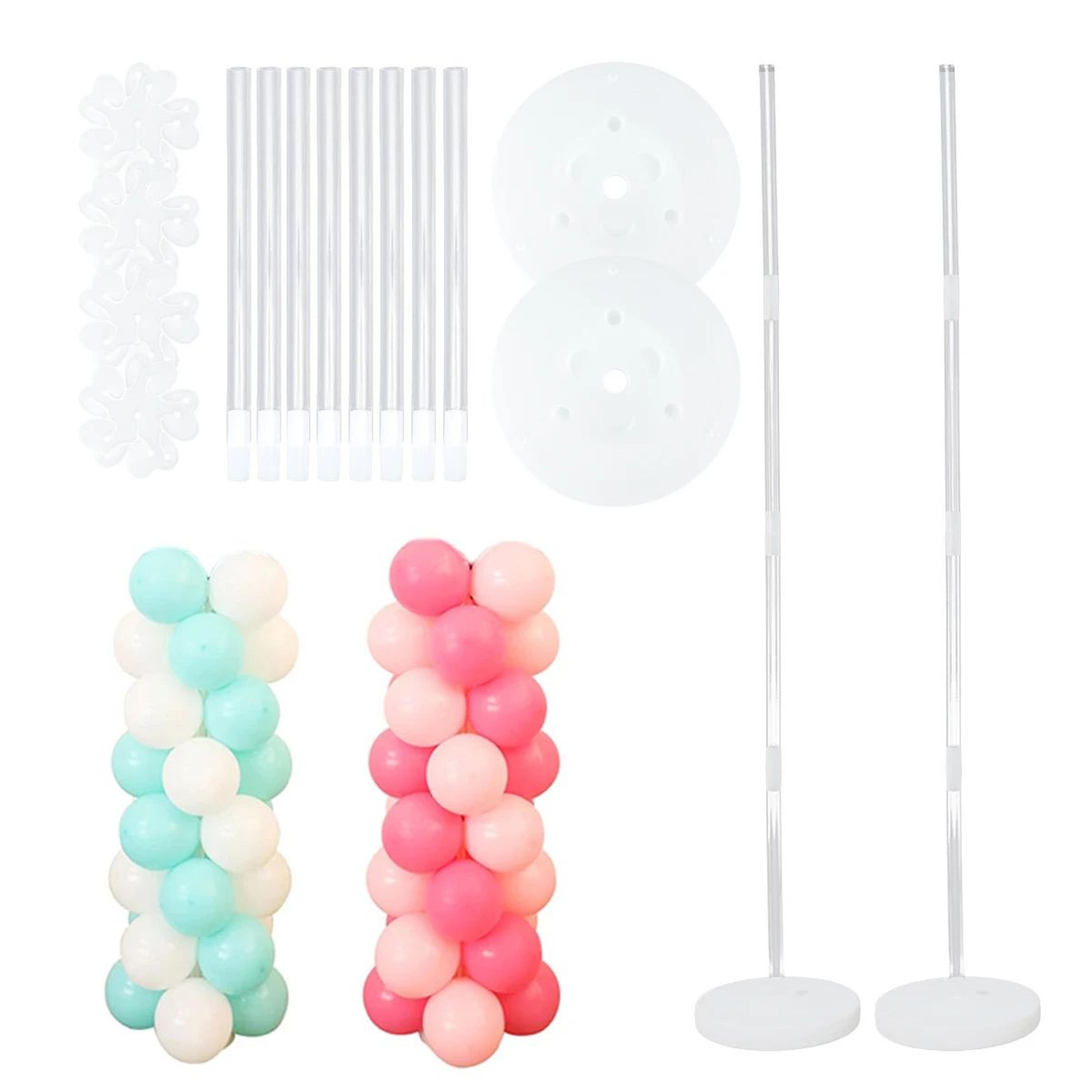 party balloon column stand kit set 8.4 foot reusable balloon tower decor