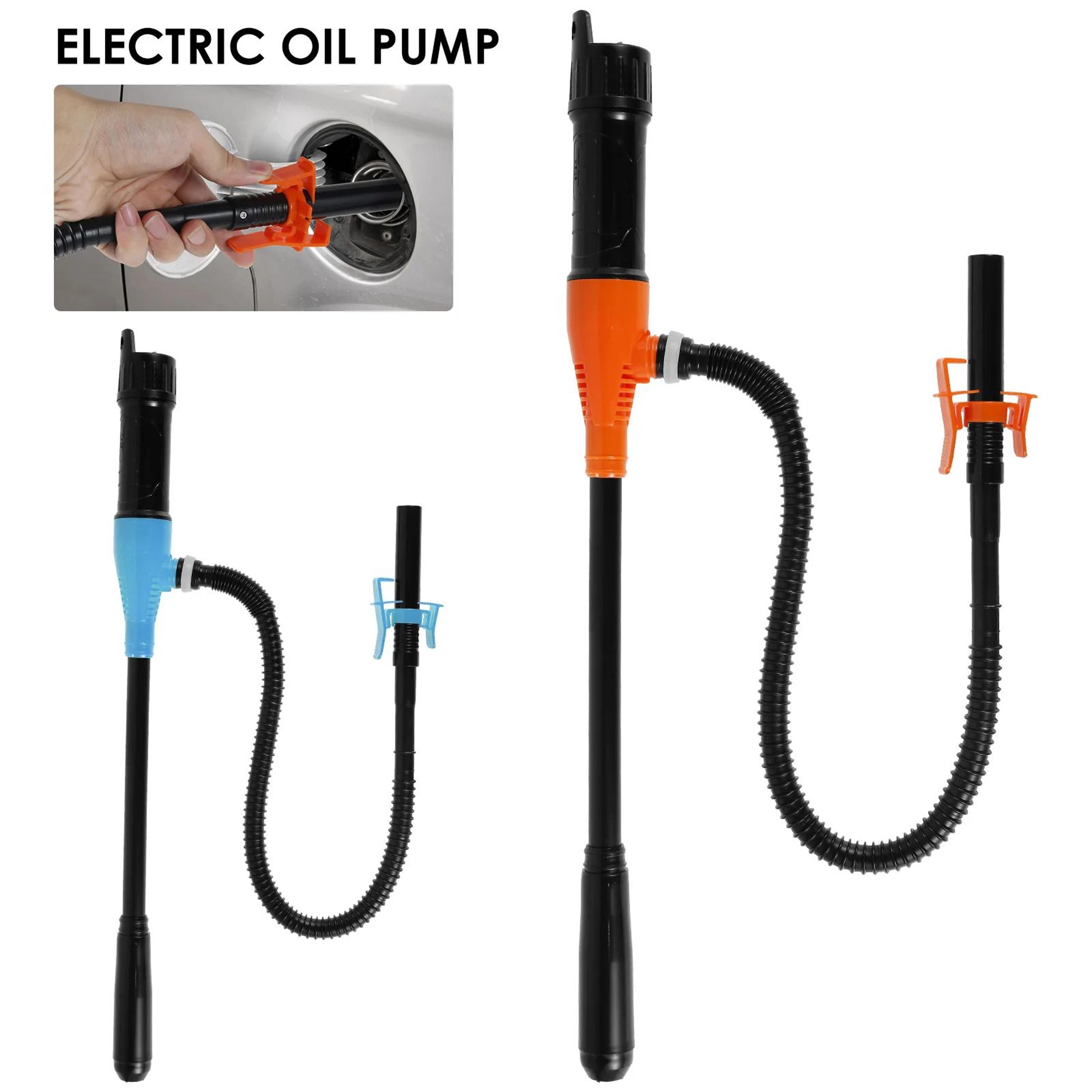 portable battery operated fuel transfer pump for diesel gas water and oil