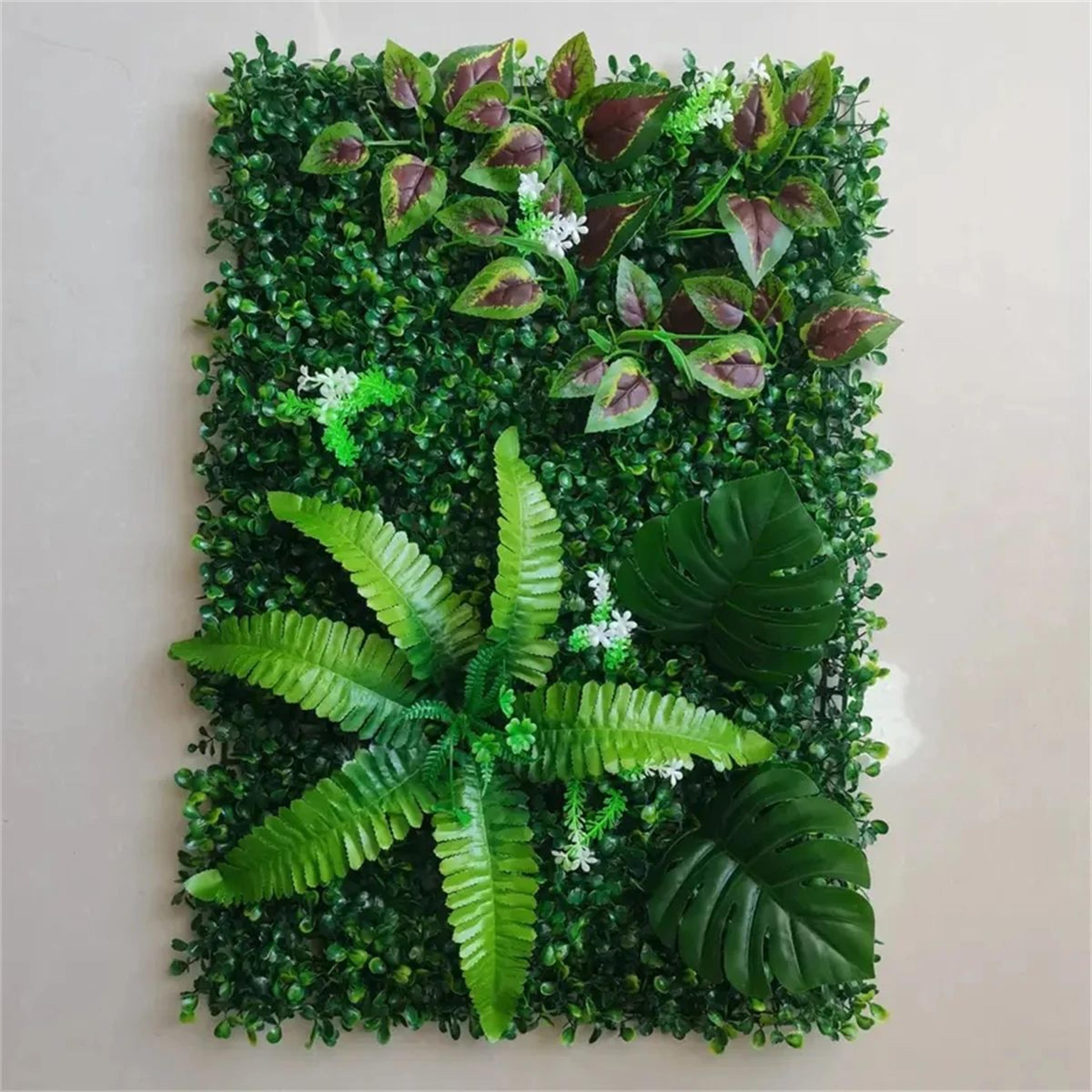 artificial green plant wall panels 3d artificial plant wall faux greenery privacy fence decor