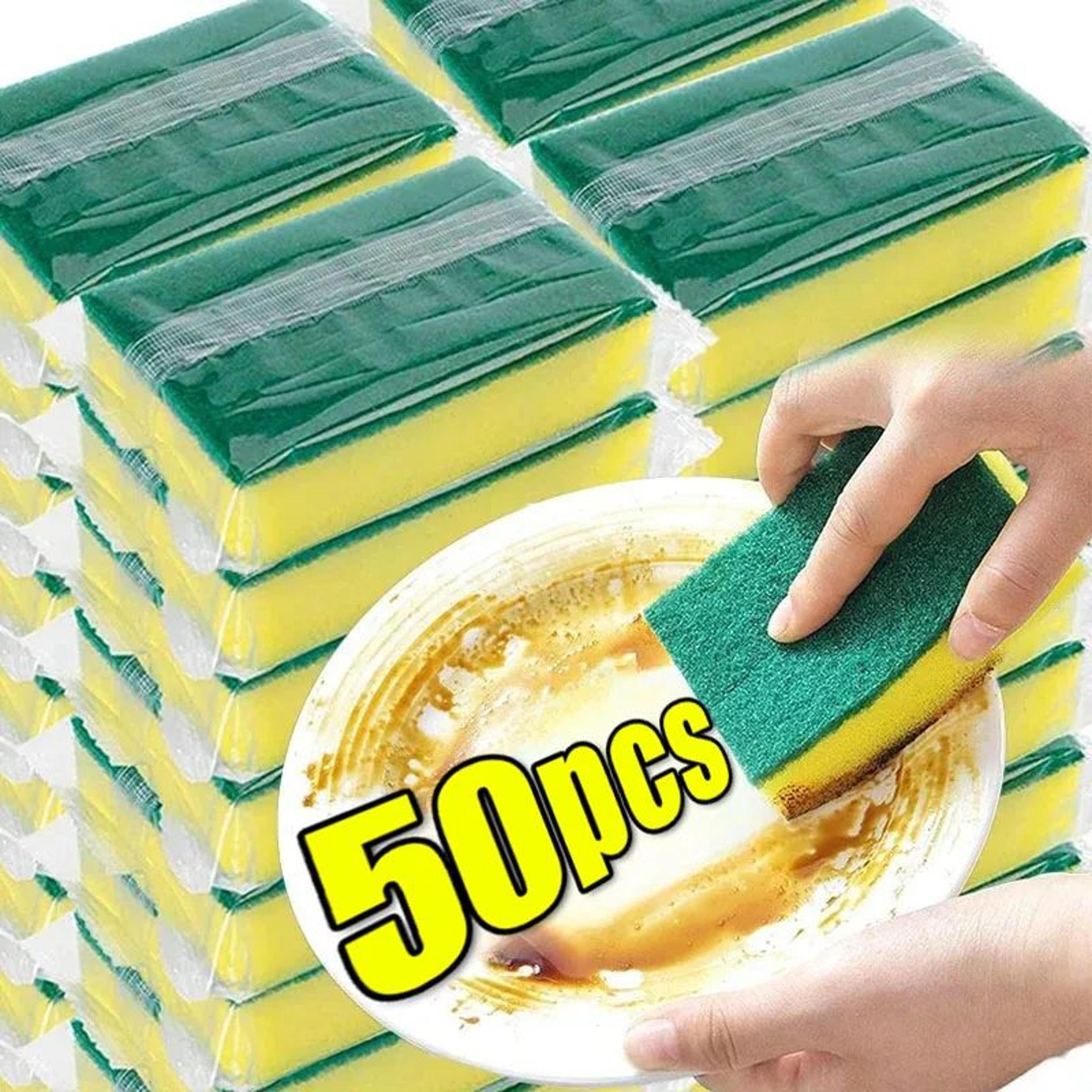 ultra absorbent kitchen cleaning sponge soft dishwashing sponge scrub pads set