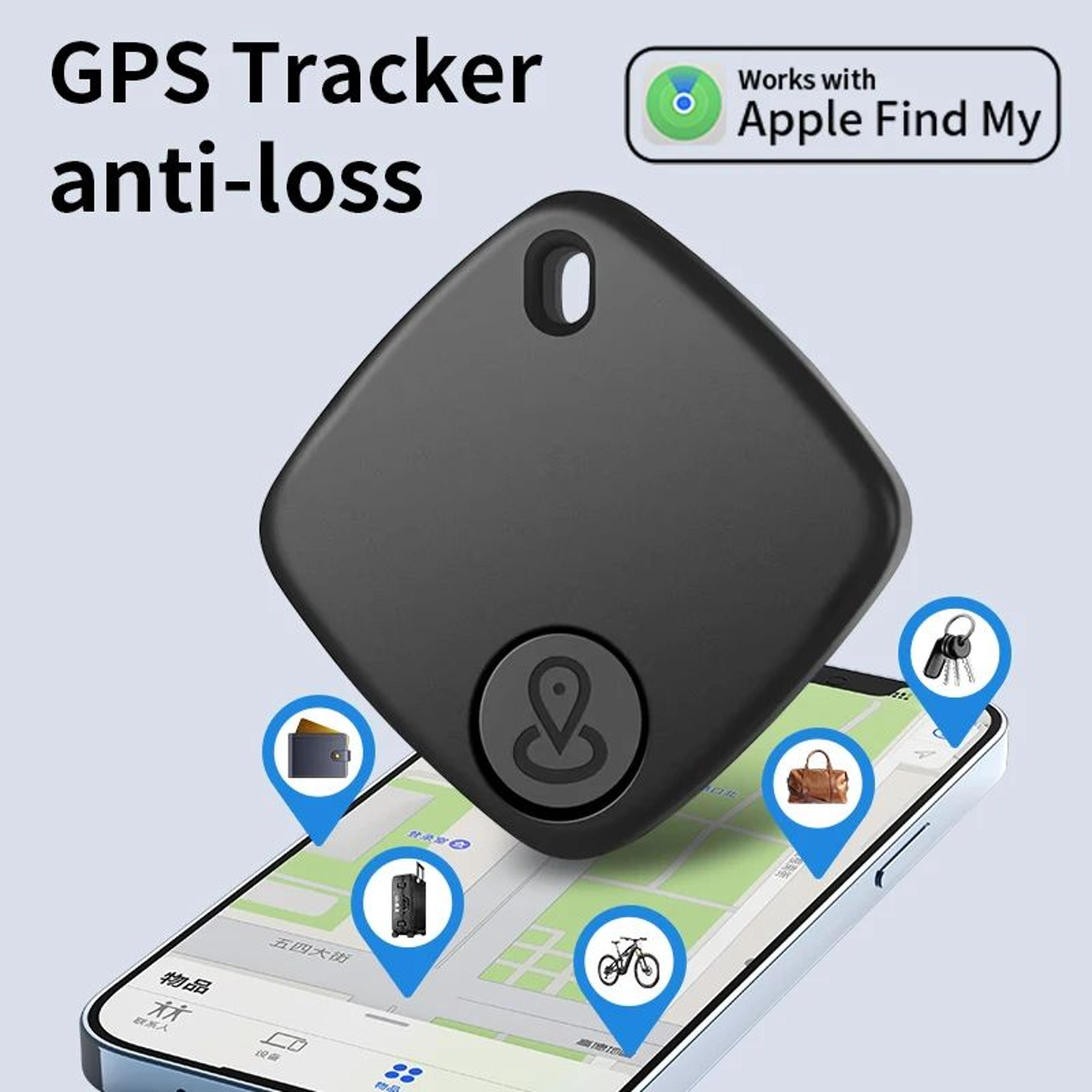 smartfind mini bluetooth gps tracker for apple find my ios item locator tag for keys wallet and luggage