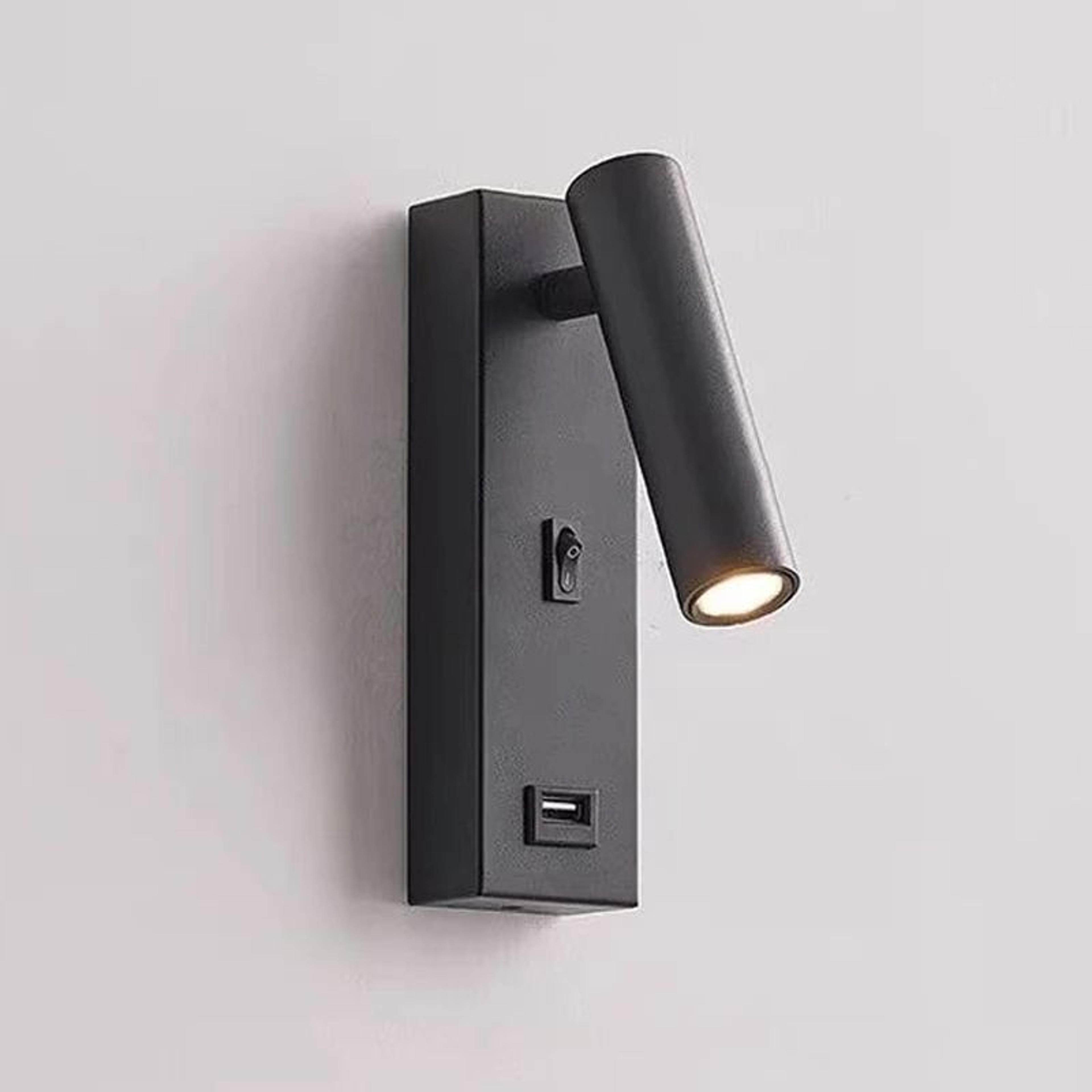 lumiflex led reading wall light adjustable bedside wall lamp with rotary switch
