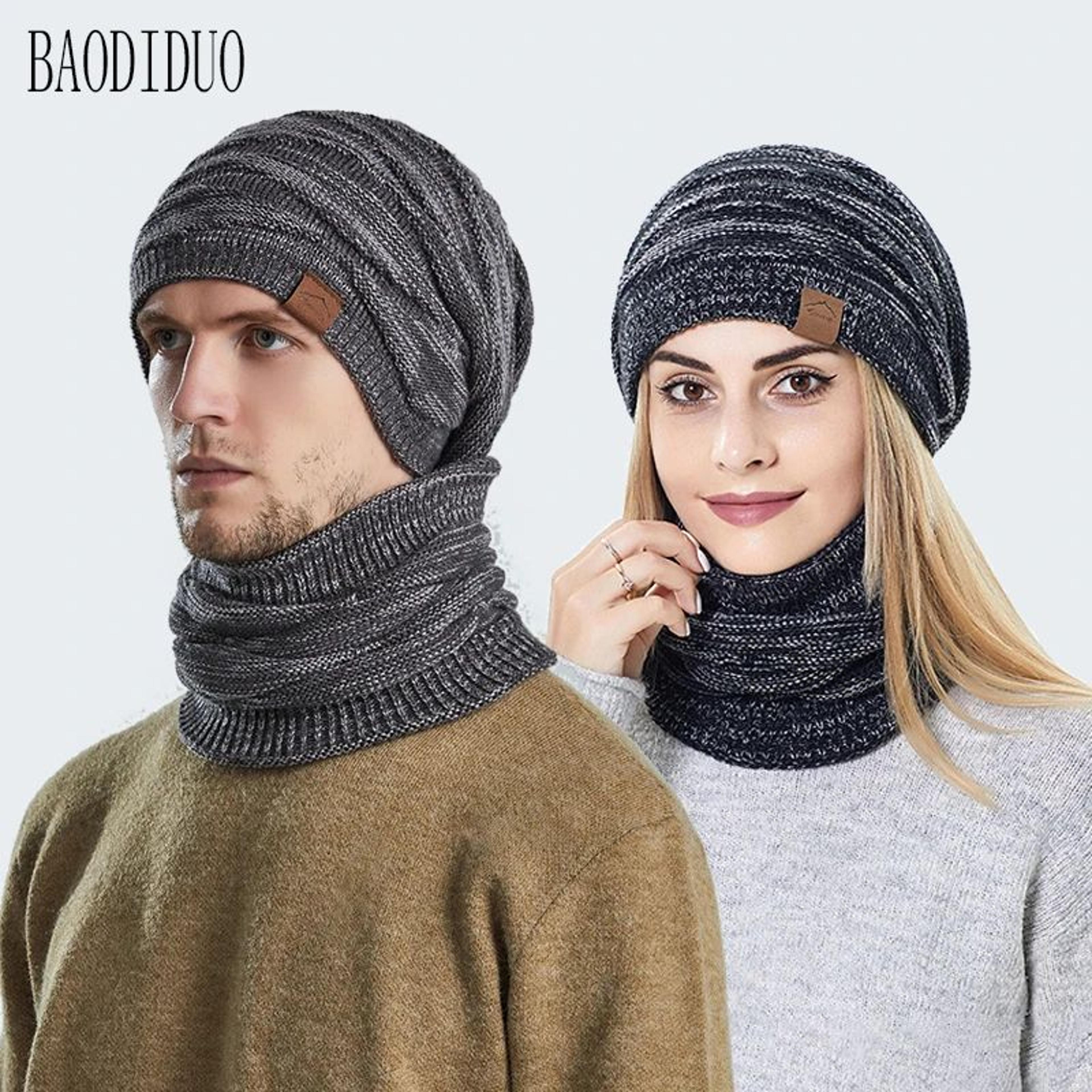 cozy knit beanie unisex winter hat soft warm slouchy beanie for men and women