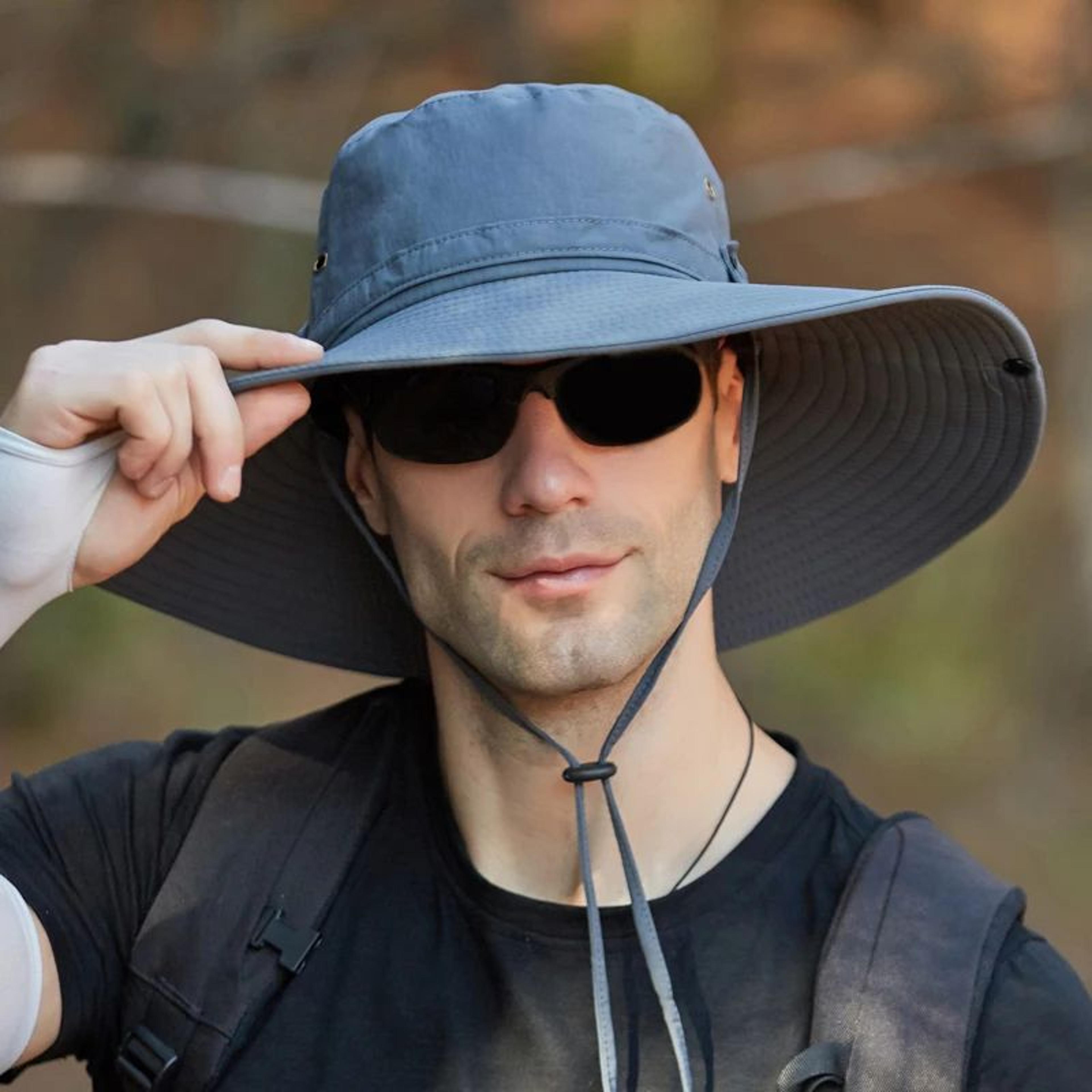 extra wide brim sun hat for men lightweight uv protection boonie hat